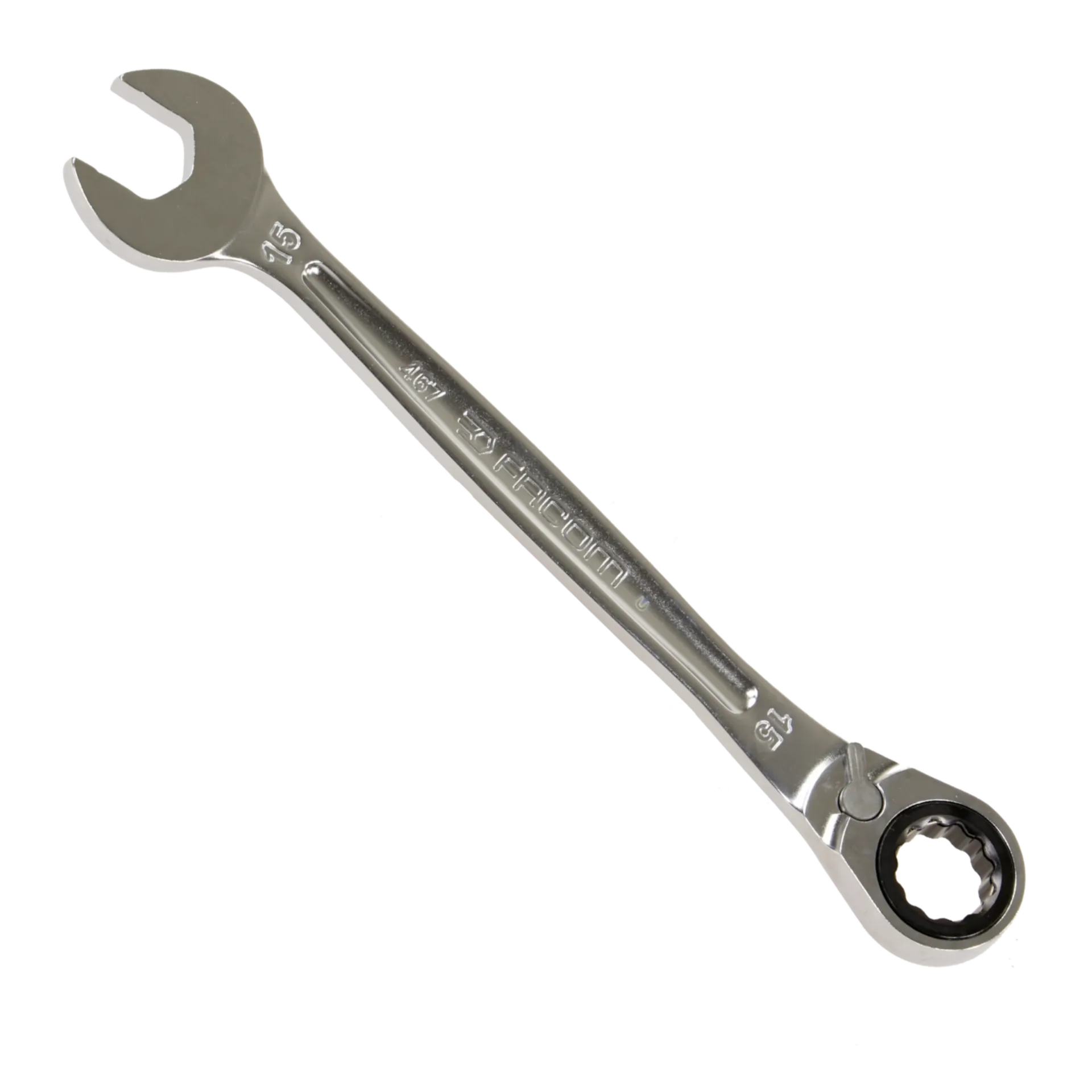 Steekringratelsleutel Anti-Slip 15 mm 467B.15 Steekringratelsleutel Anti-Slip 15 mm 467B.15