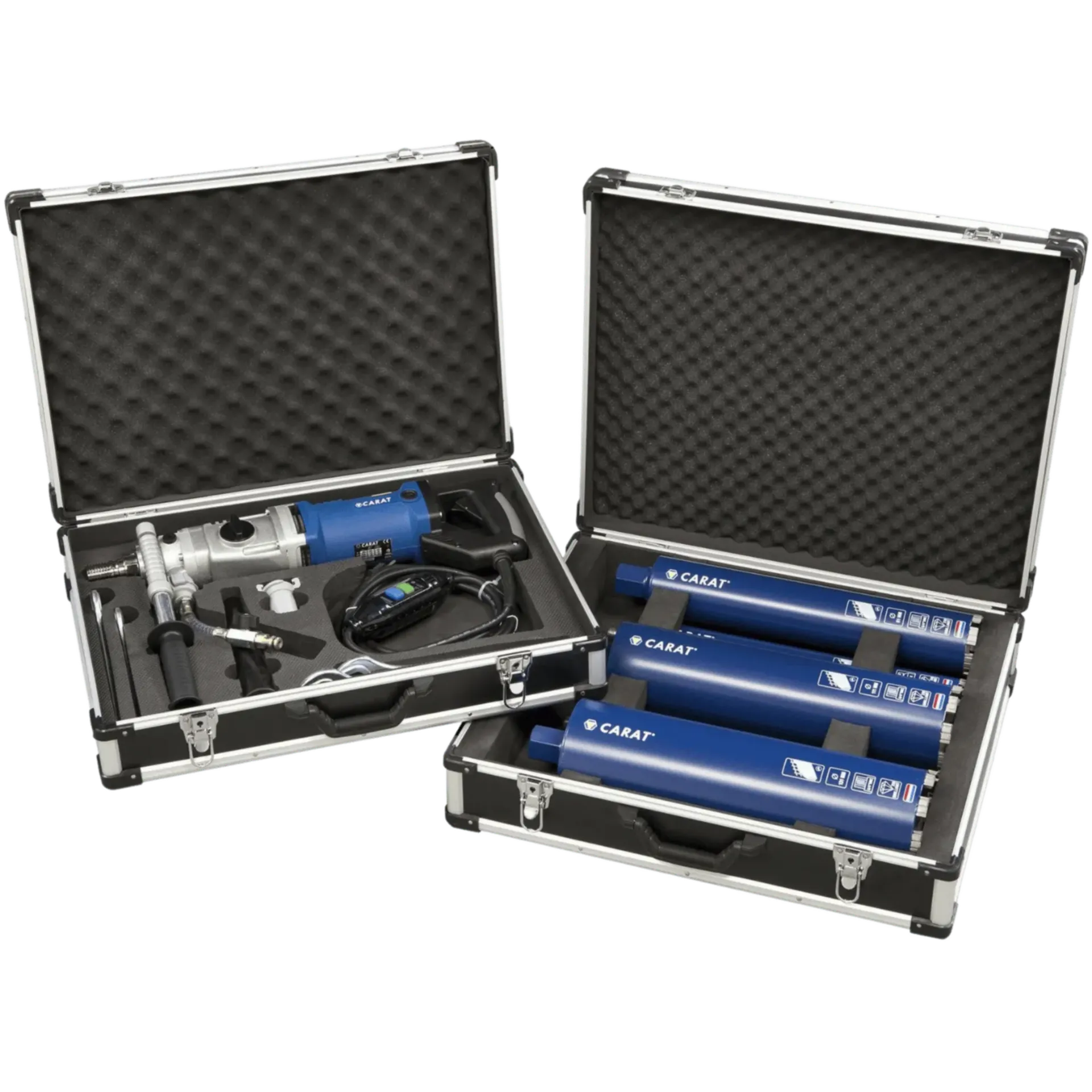 Carotteuse diamant AM-2211 (2200W) + trépied S-1803 + 5 forets diamant Carotteuse diamant AM-2211 (2200W) + trépied S-1803 + 5 forets diamant