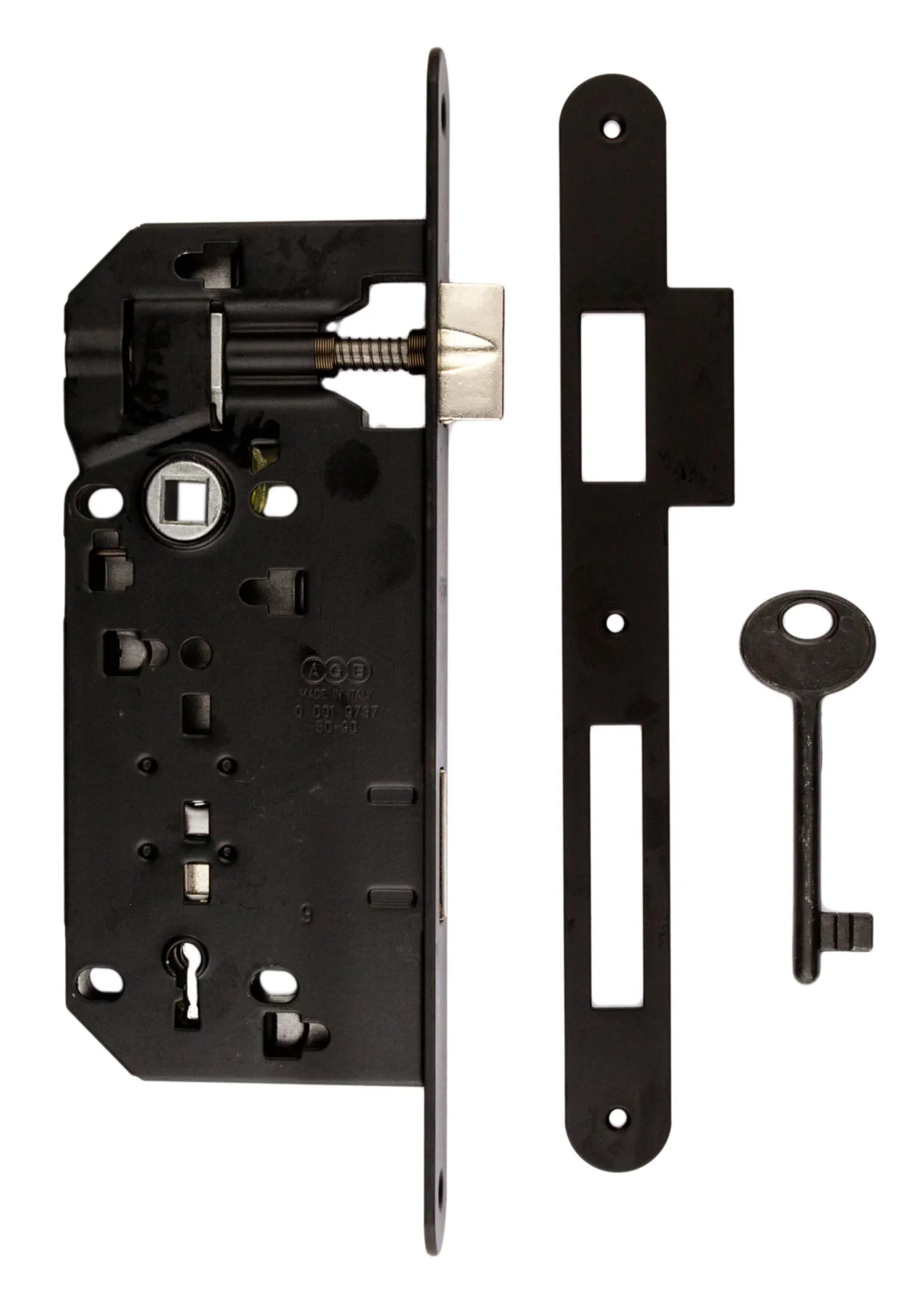 AGB 50/90 Lançant-dormant BB (têtière arrondie 22x238 mm noir)