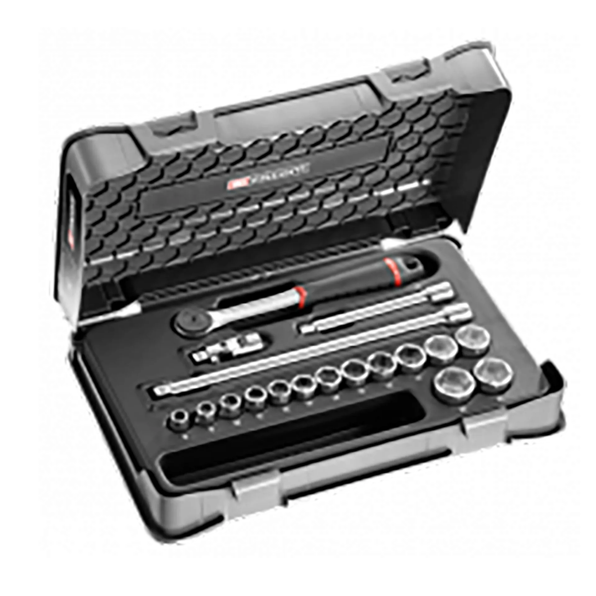 Doppen Set (18st) 3/8" 6-Kant 8-22 mm - S.161-2P6 Doppen Set (18st) 3/8" 6-Kant 8-22 mm - S.161-2P6