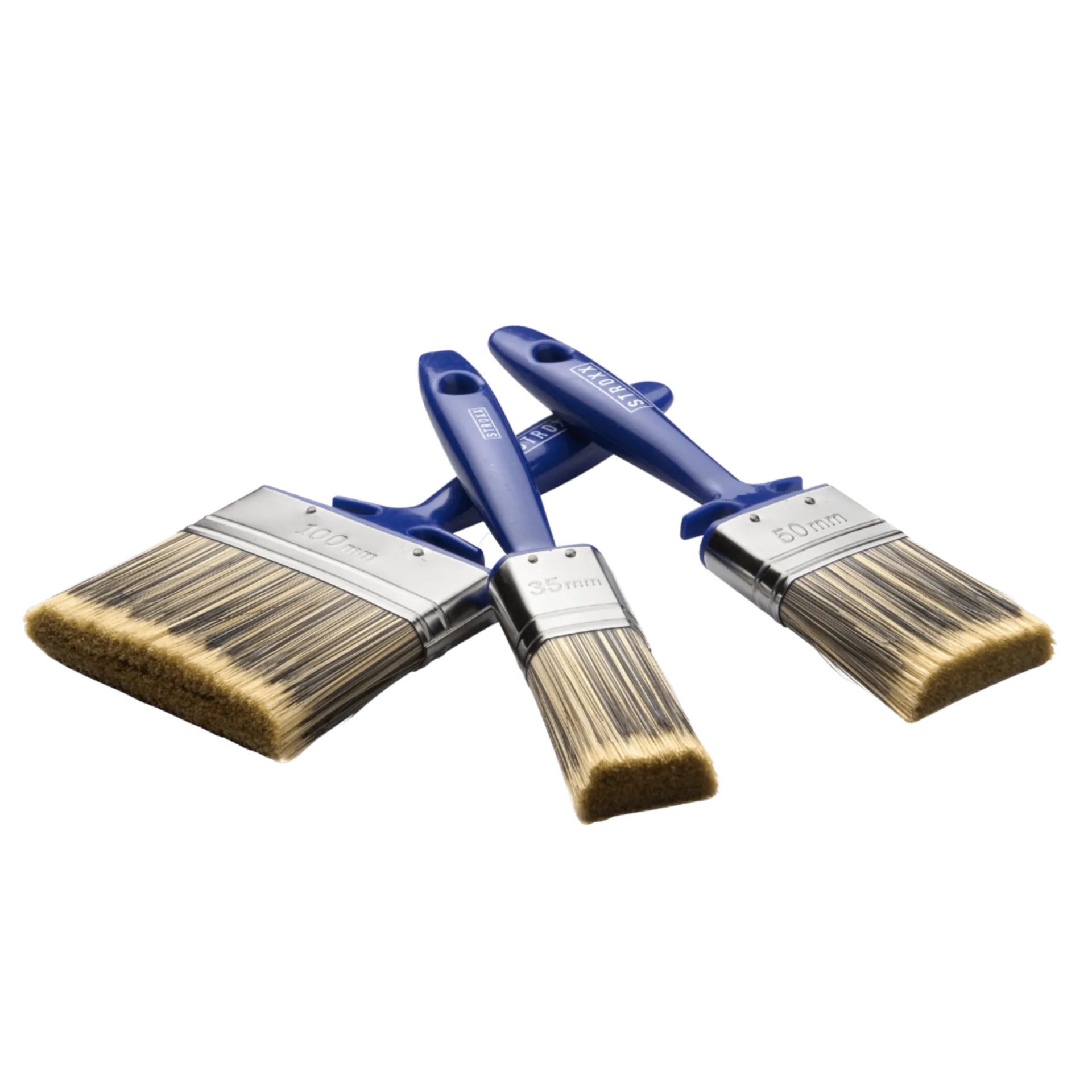 Set de pinceaux anti-goutte 3 pièces (35/50/100 mm) blister Set de pinceaux anti-goutte 3 pièces (35/50/100 mm) blister