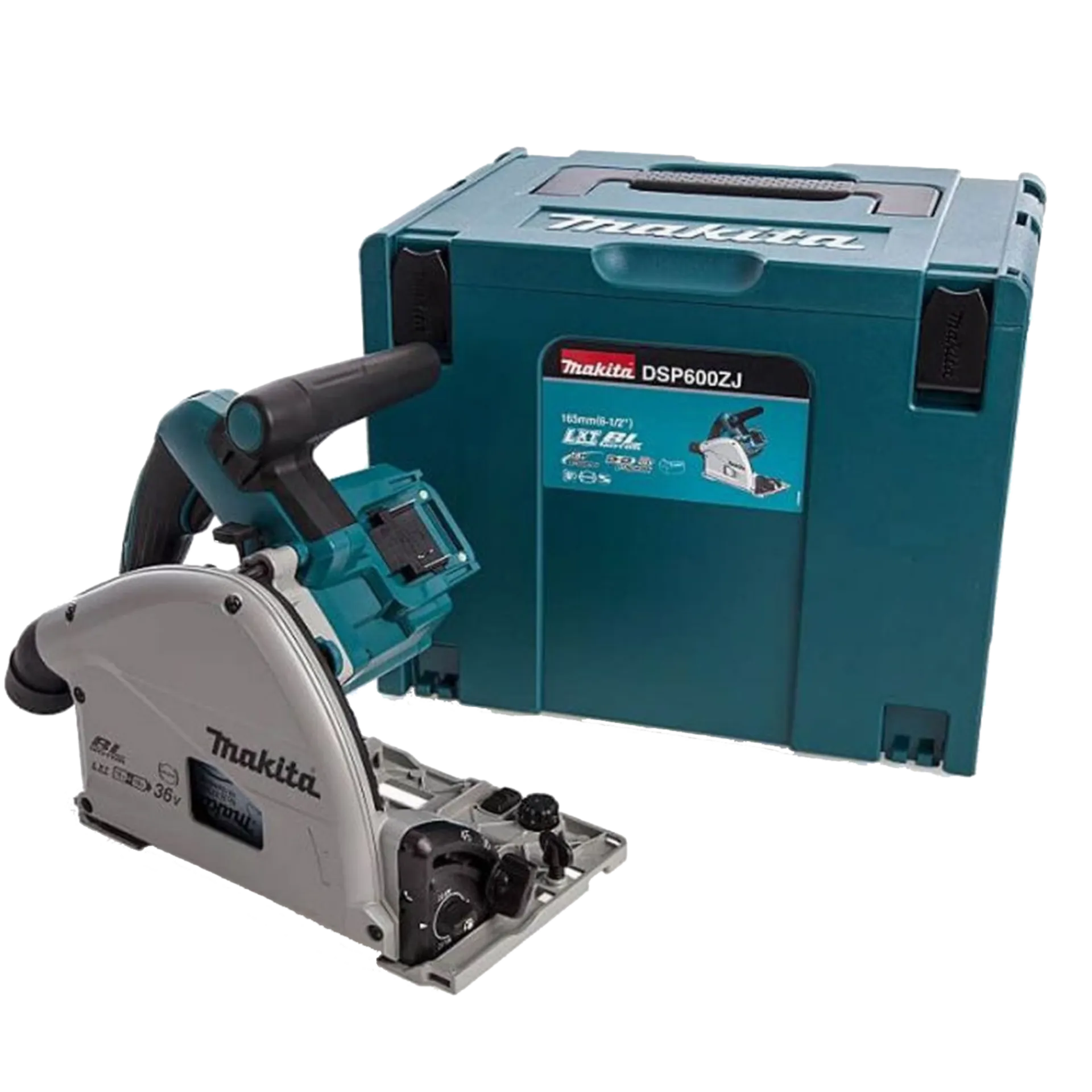 Accu Invalcirkelzaag DSP600ZJ - 2X18V -  165 mm (excl. accu) Accu Invalcirkelzaag DSP600ZJ - 2X18V -  165 mm (excl. accu)