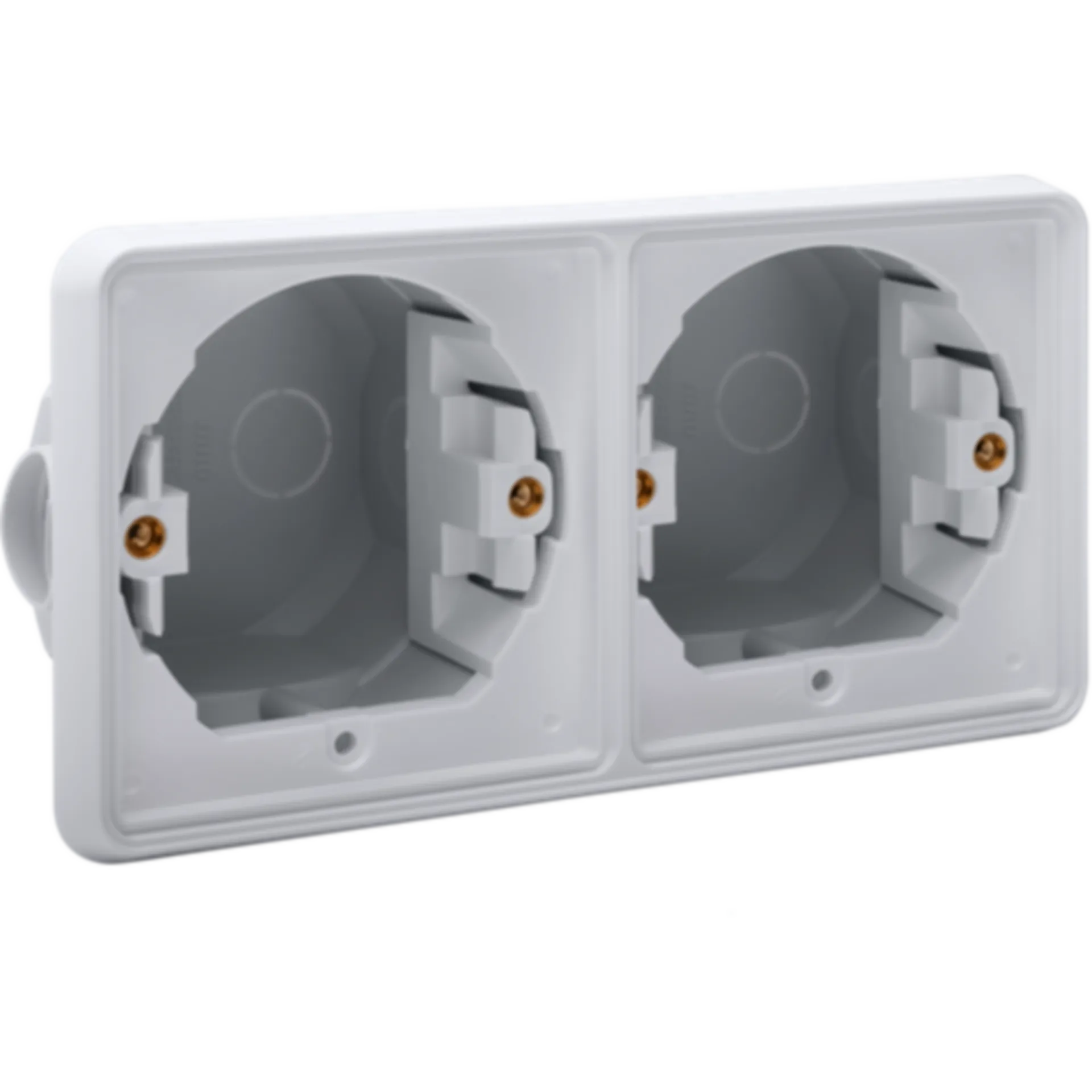 CADRE ENCASTR. 2X HORIZONTAL NIKO HYDRO GRIS