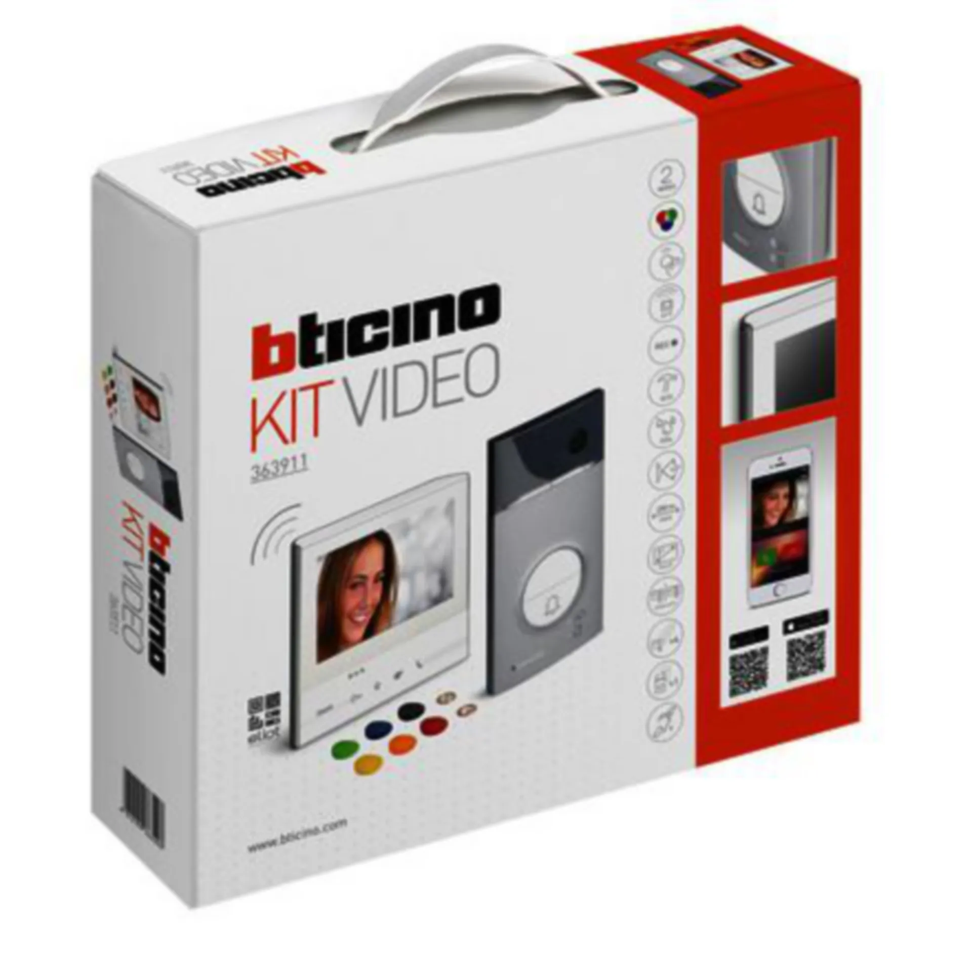 AVT - KIT VIDEO COULEUR 1 BP LINEA 3000 + CLASSE 300 X13E WIFI / 4G