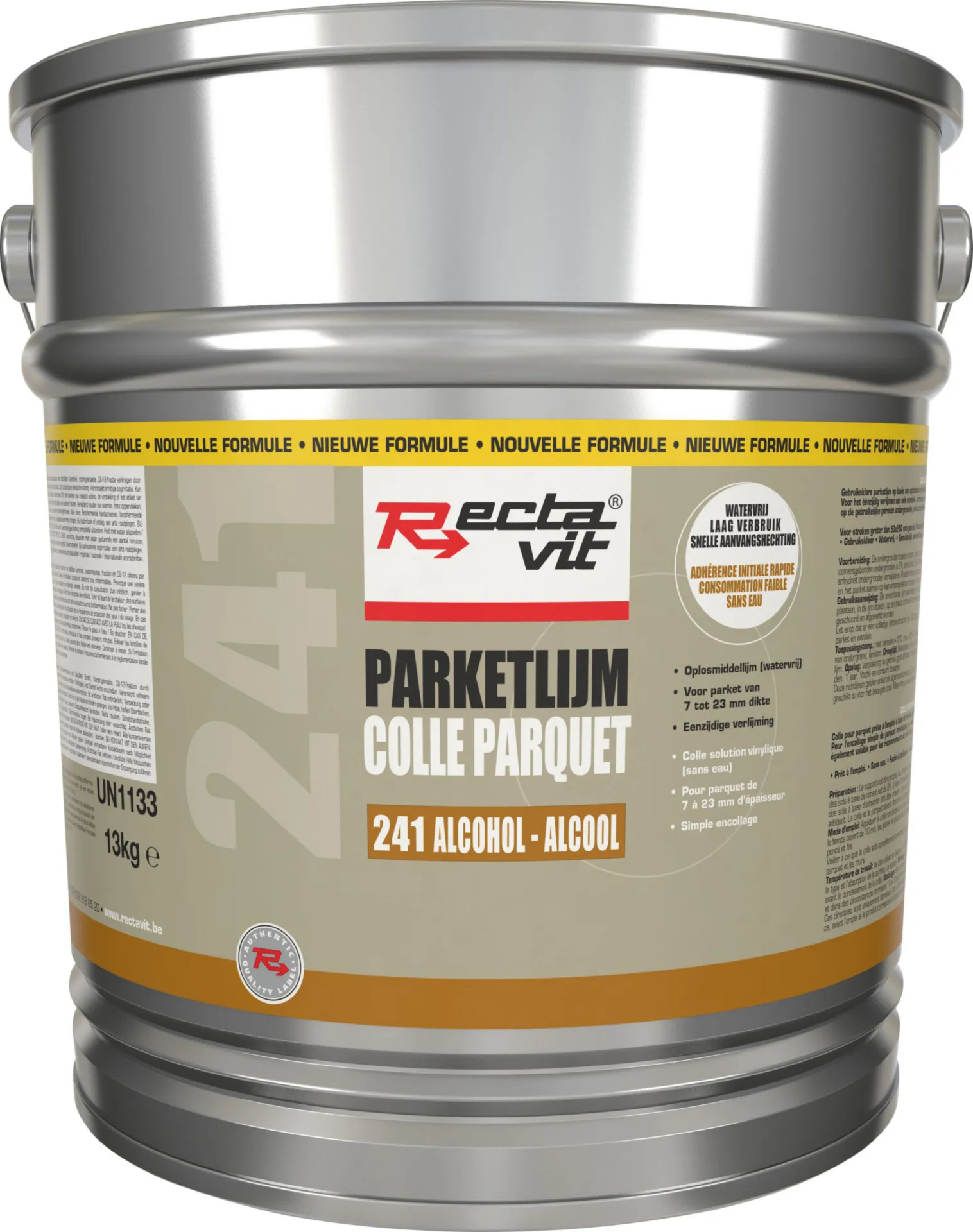 COLLE PARQUET RECTAVIT 241 13KG ALCOHOL