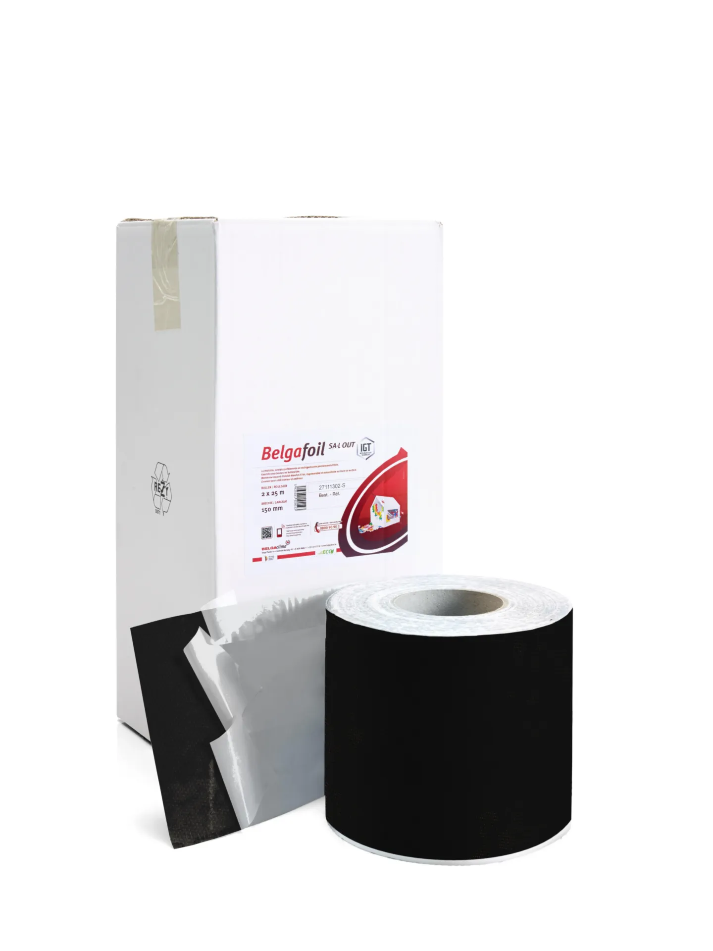 BelgaClima BELGAFOIL SA L OUT Membrane raccord enduit (rouleau 25 m)