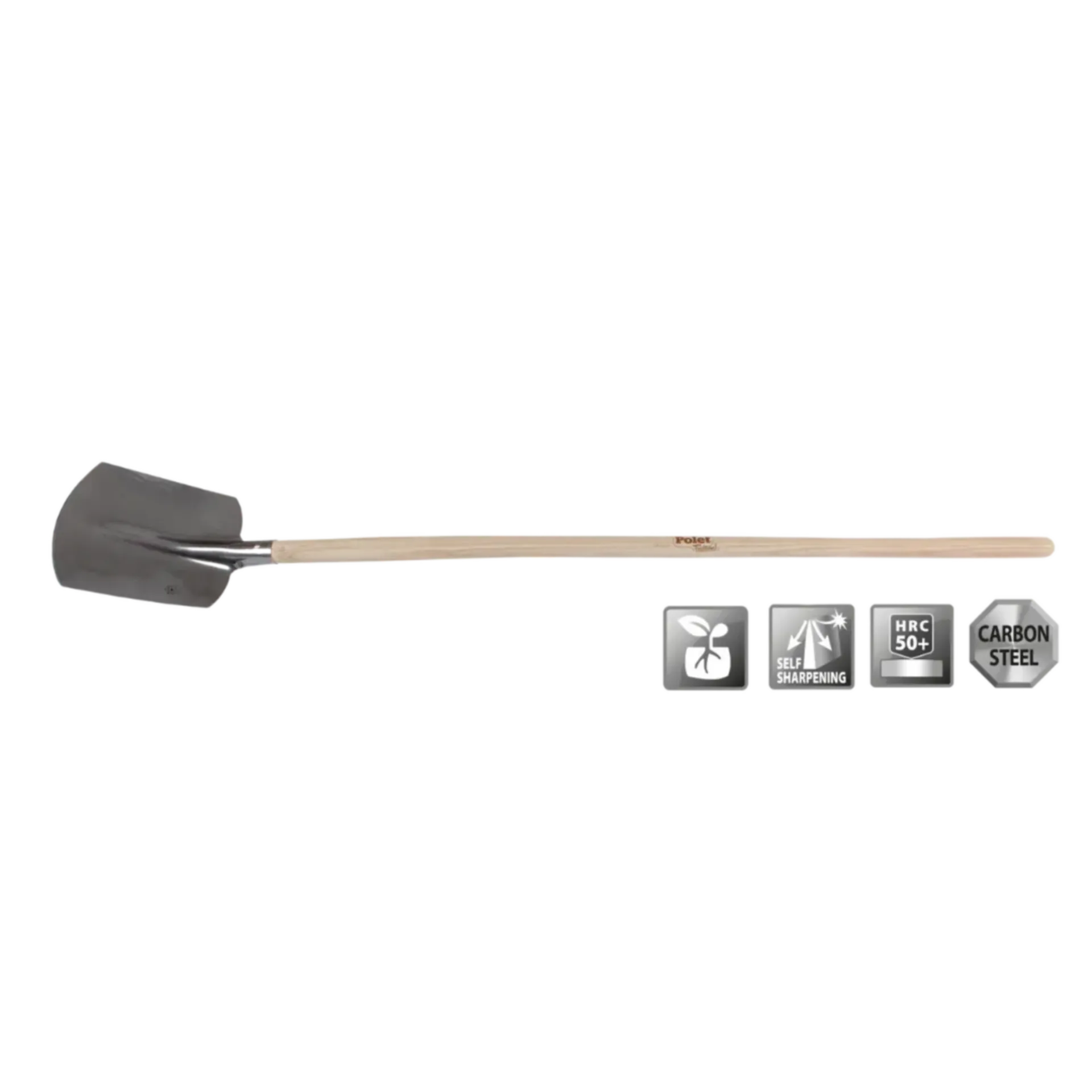 Traditional zandschop NR00 met steel - 1,3 m