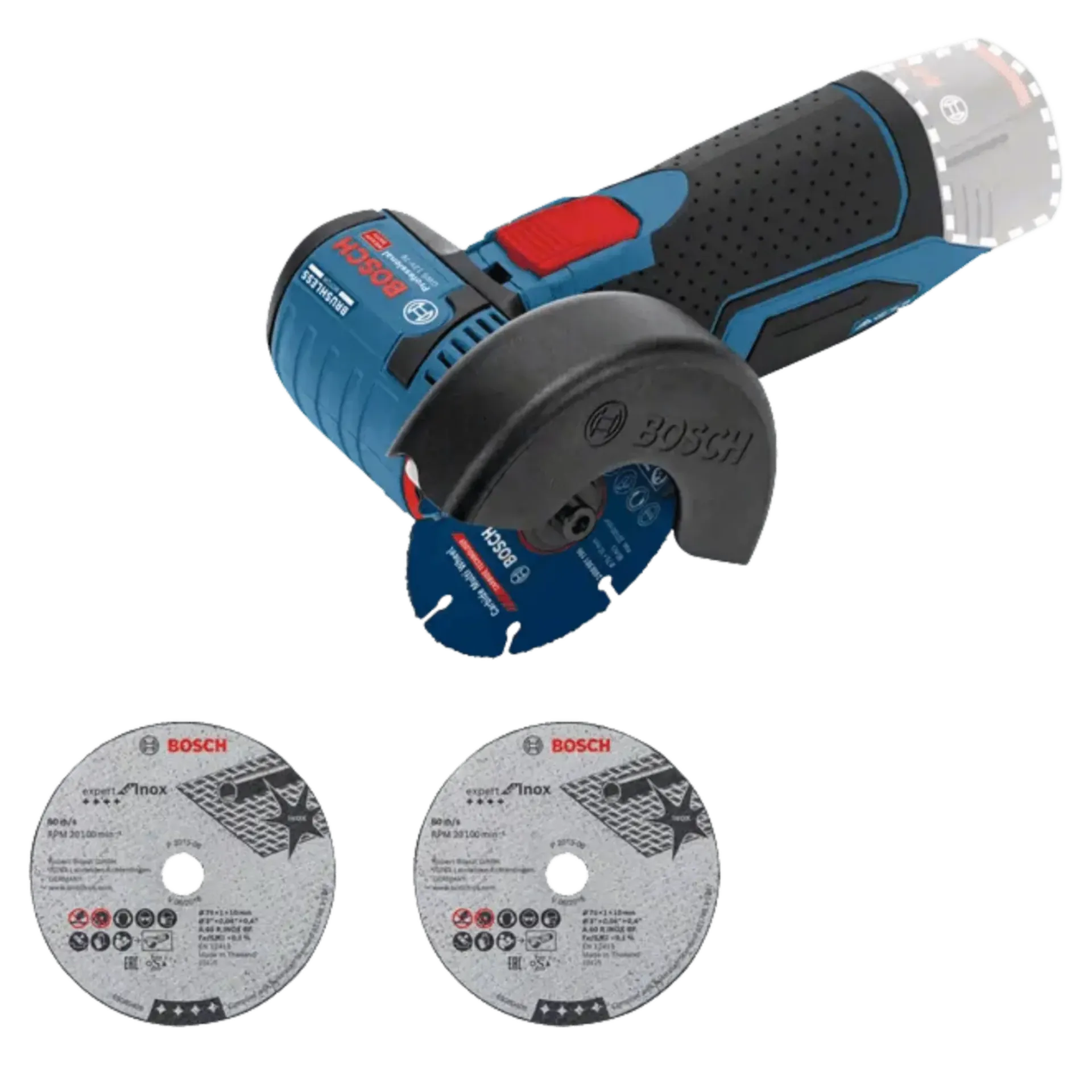 Accu Haakse Slijper GWS 12V-76 (12 V - 2 X 3.0 Ah Li-ion - 76 mm) Accu Haakse Slijper GWS 12V-76 (12 V - 2 X 3.0 Ah Li-ion - 76 mm)