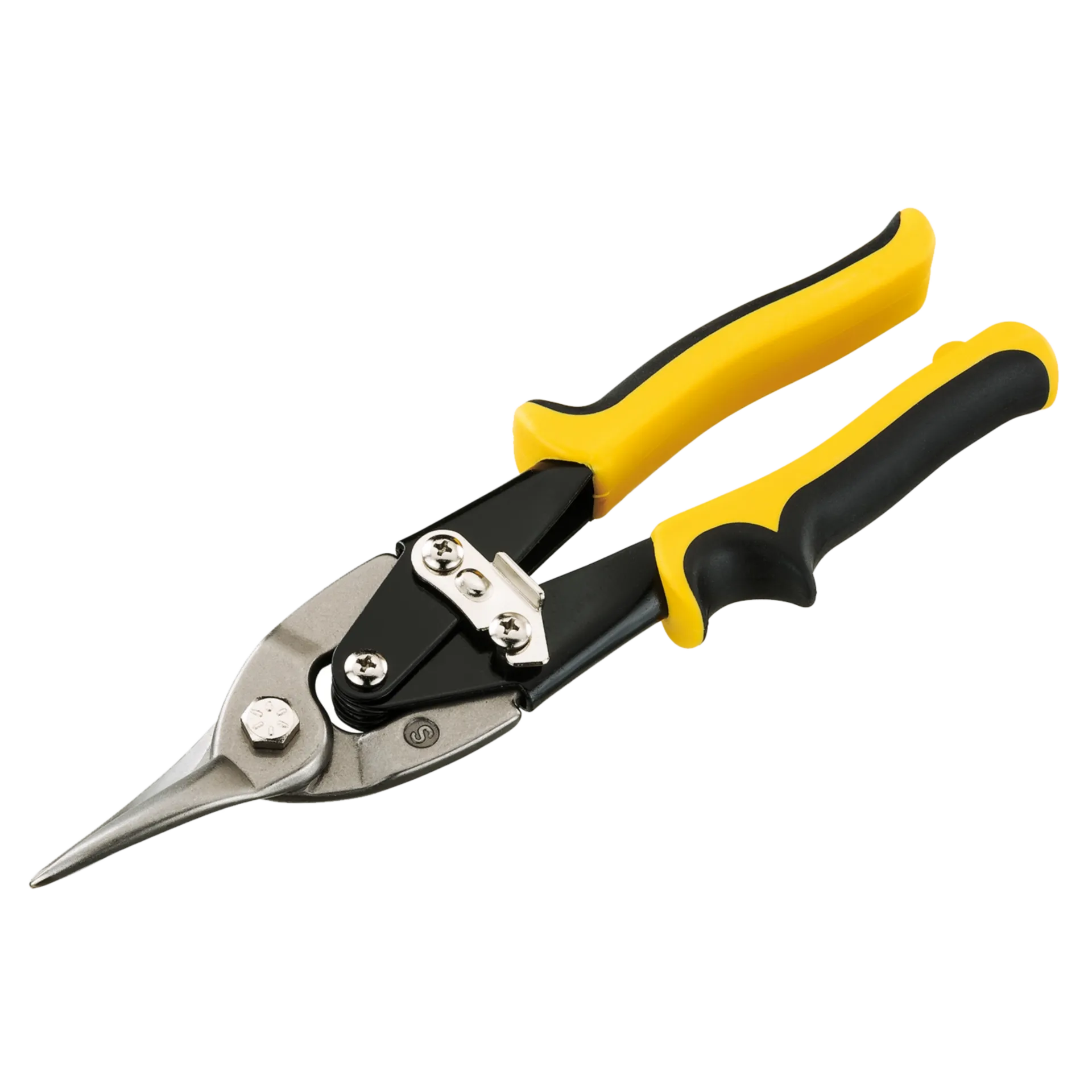 Cisaille à tôle jaune droite (10"-250 mm)