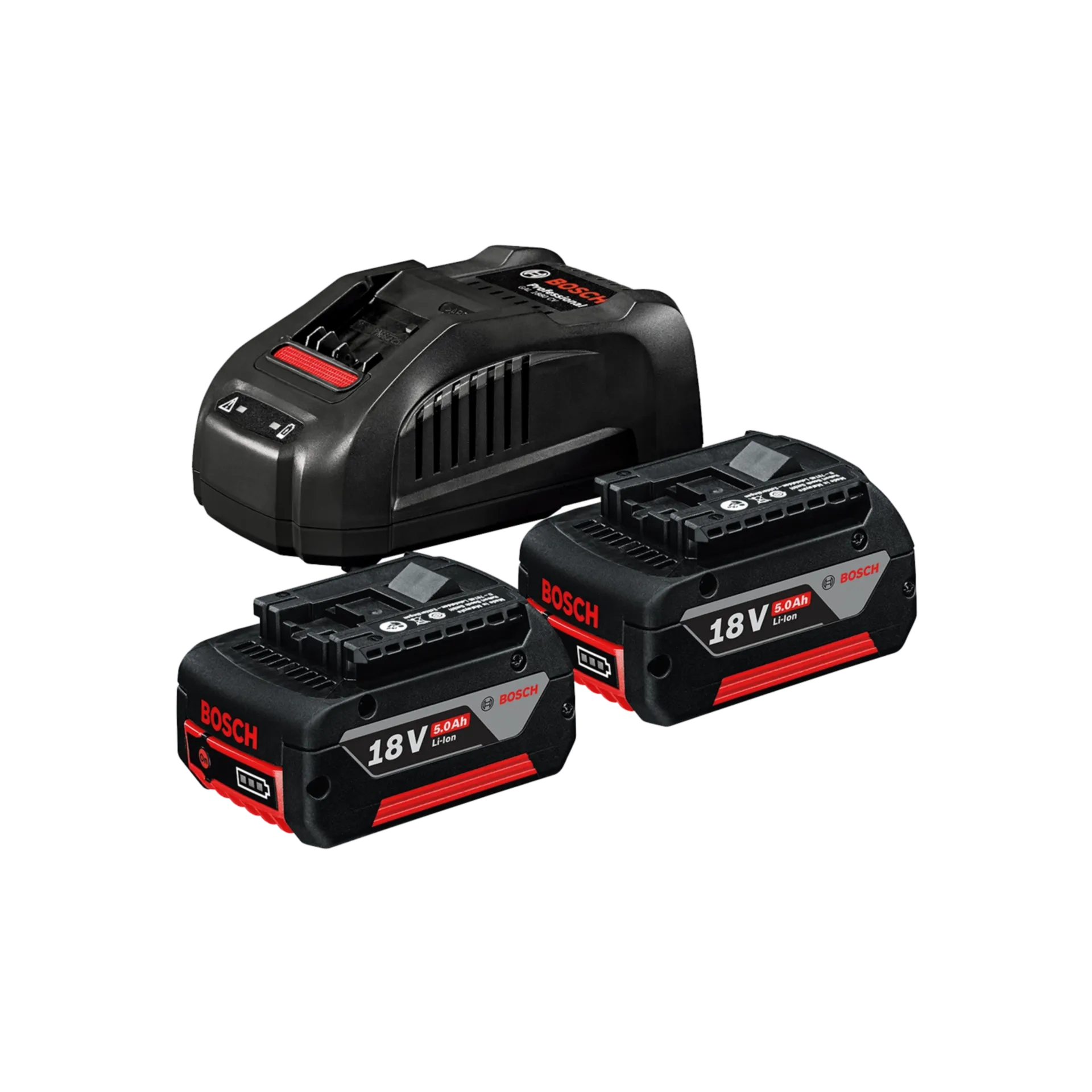 Set de Batteries 18V : 2 X 5 Ah LI ION + Chargeur GAL1880 CV