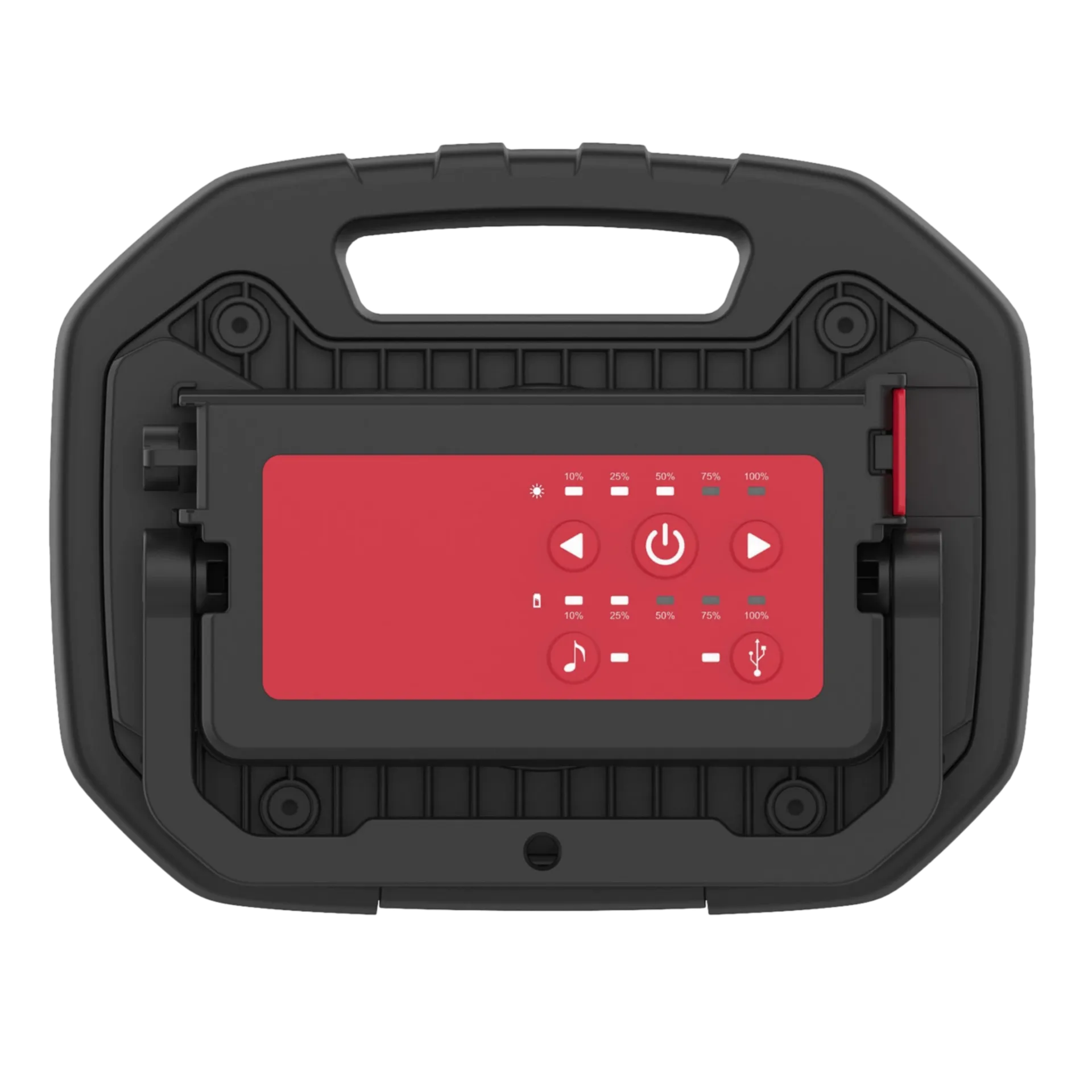 Lampe de chantier rechargeable avec haut-parleur Bluetooth 3000 Lumen USB IP65