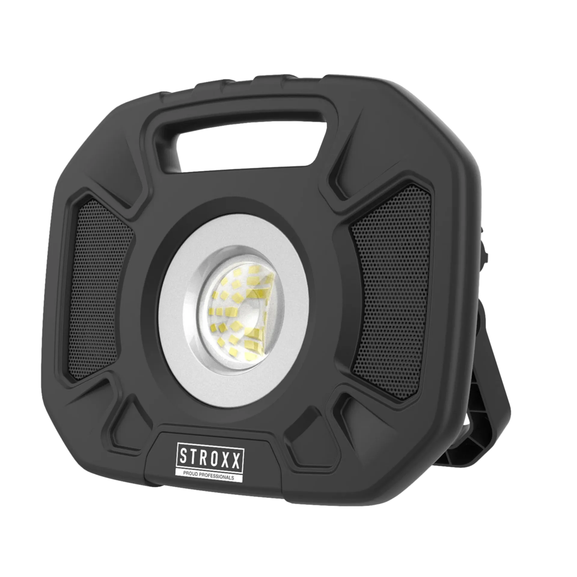 Lampe de chantier rechargeable avec haut-parleur Bluetooth 3000 Lumen USB IP65