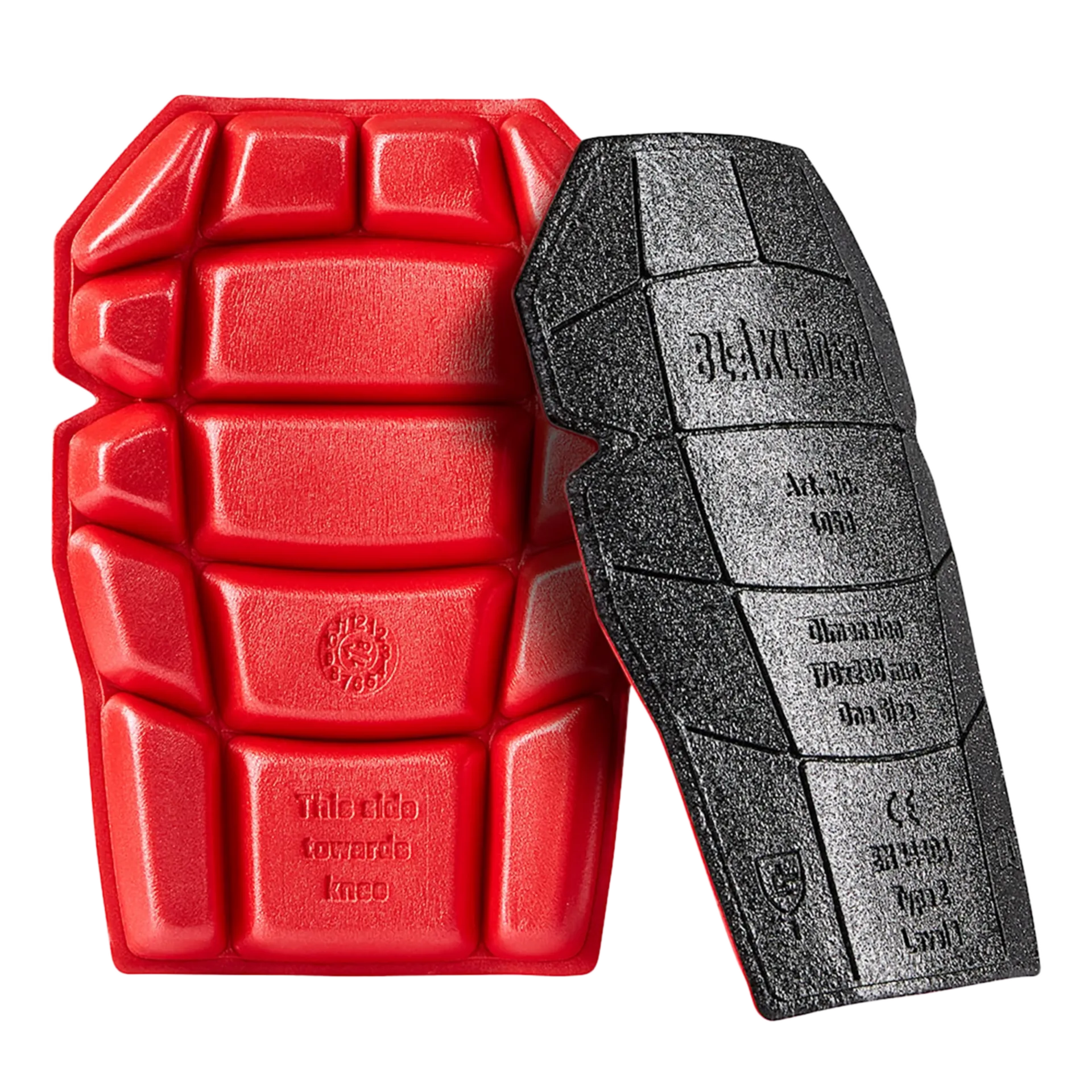 Genouillères pro 4058/1203/9956 - noir/rouge taille unique Genouillères pro 4058/1203/9956 - noir/rouge taille unique