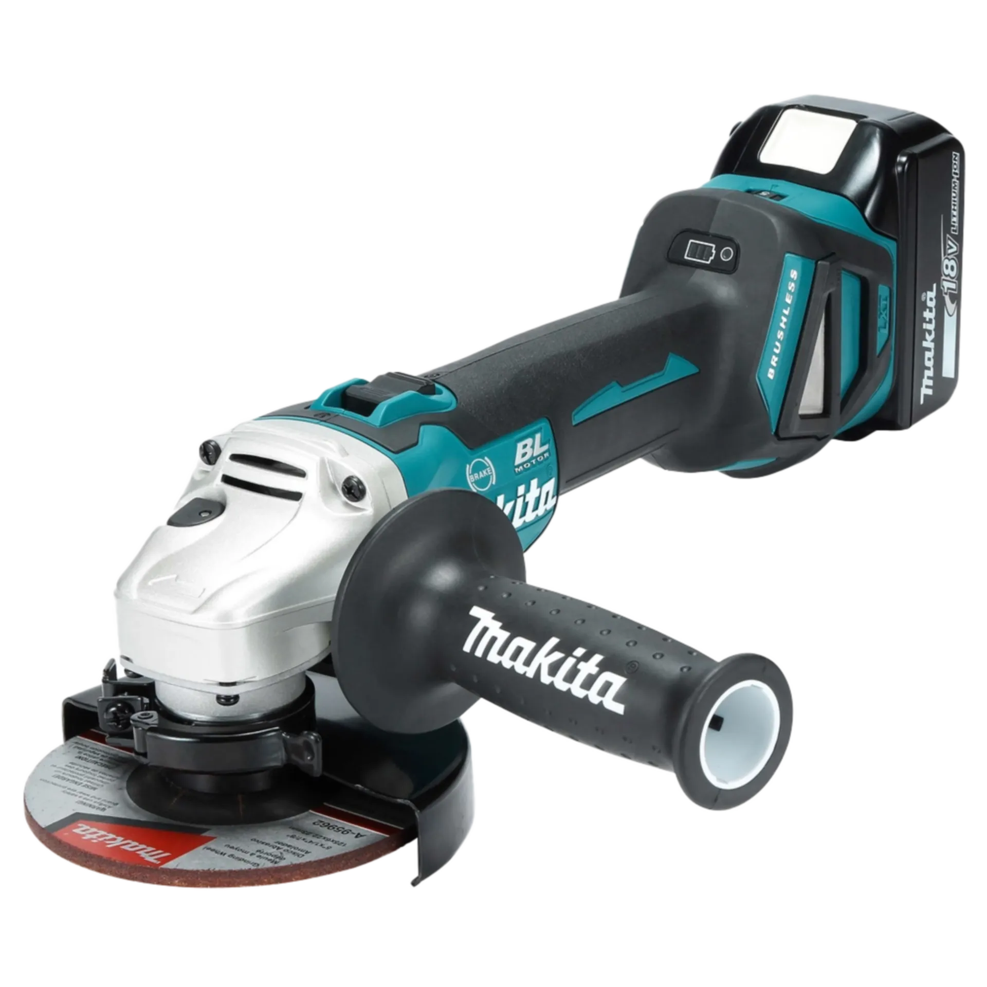 Accu Haakse Slijper DGA513RTJ (18V - 2x5.0Ah)