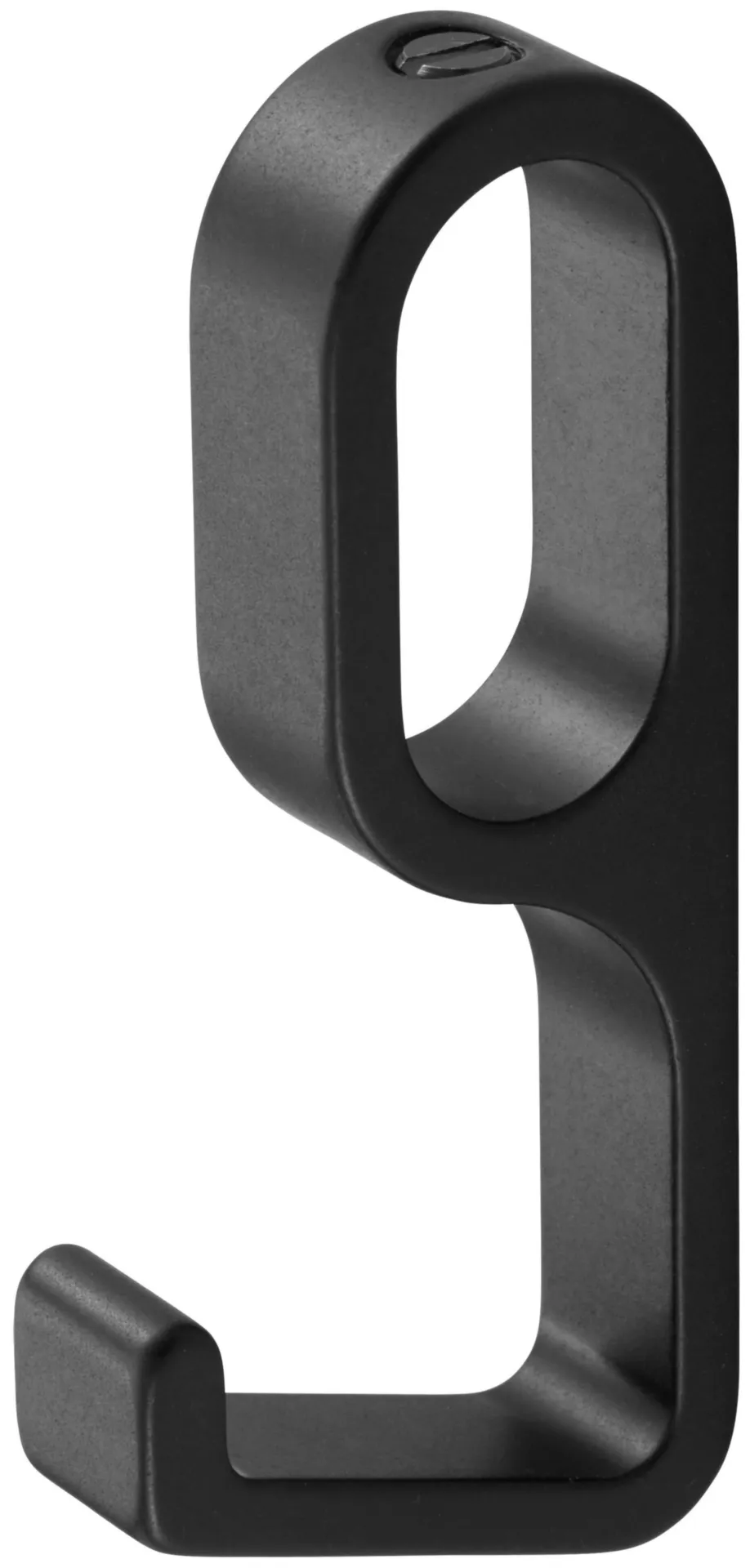 CROCHET DCOULISSANT HERMETA POUR TUBE OVALE 1201-18 NOIR