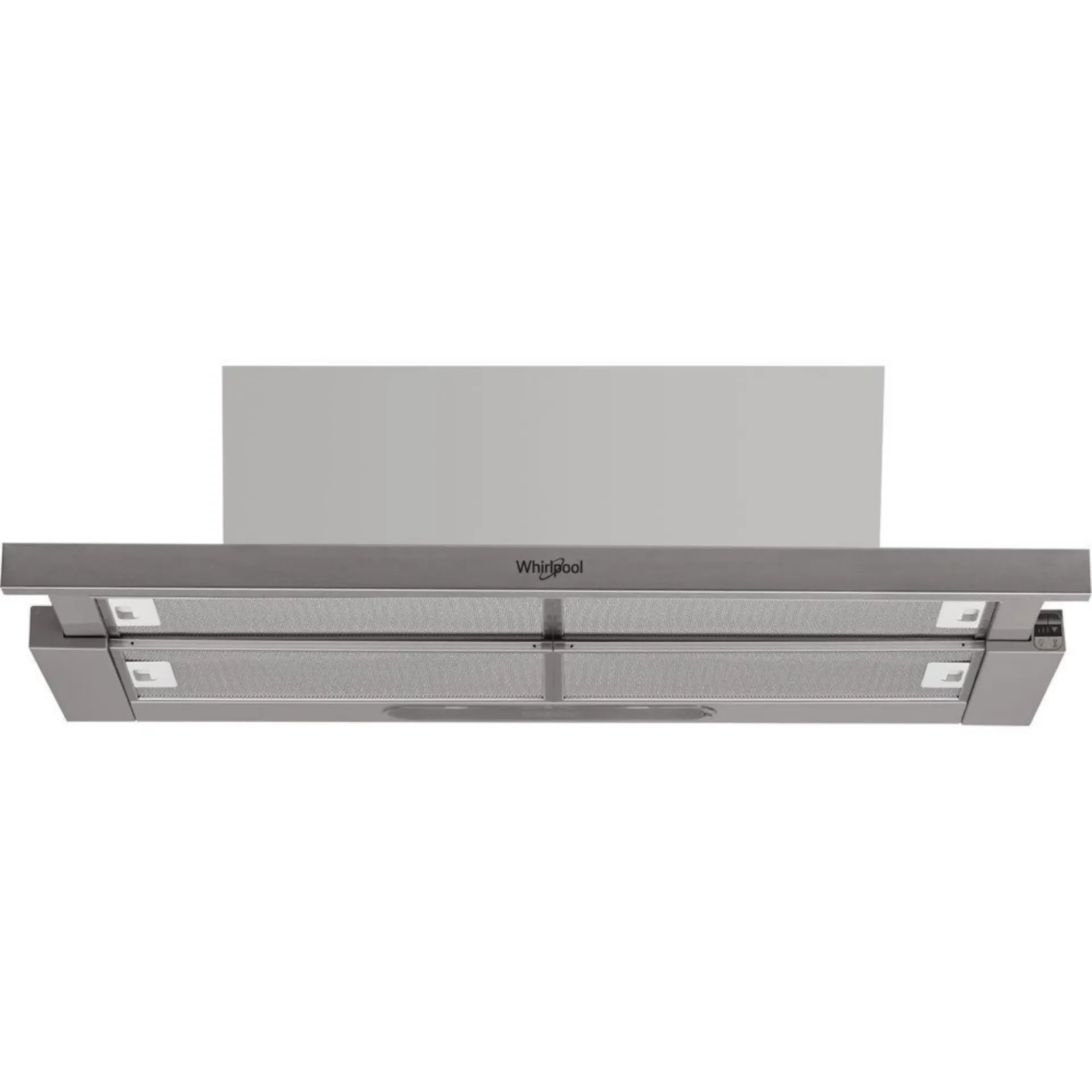 WHIRLPOOL AKR 443/1 GY Hotte téléscopique,90cm,647 m³/h,67 dB(A),LED,A,200