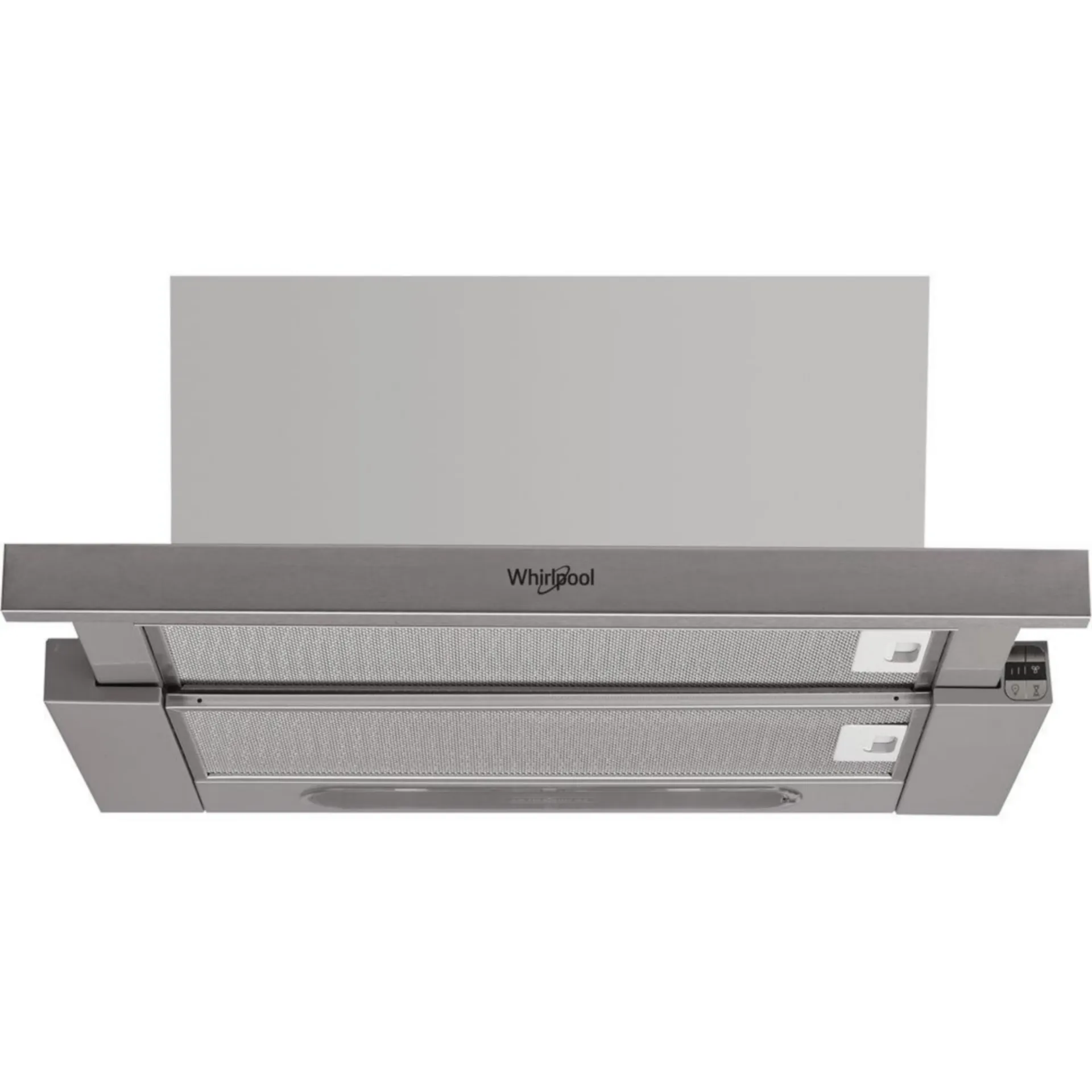 WHIRLPOOL AKR 634 GY/3 Hotte téléscopique,60cm,647 m³/h,63 dB(A),LED,A,200