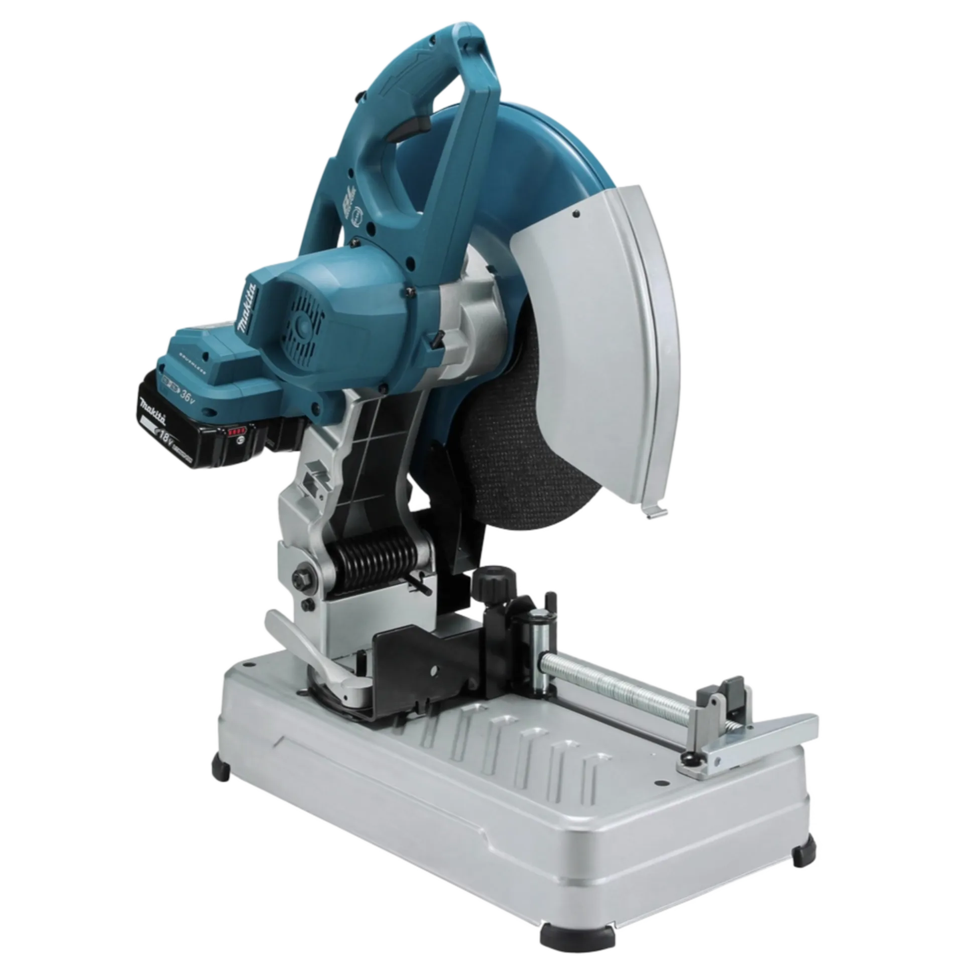 Makita DLW140Z Scie à tronçonner sur batterie (2 x 18 V, Ø 355 x 25,4 mm)