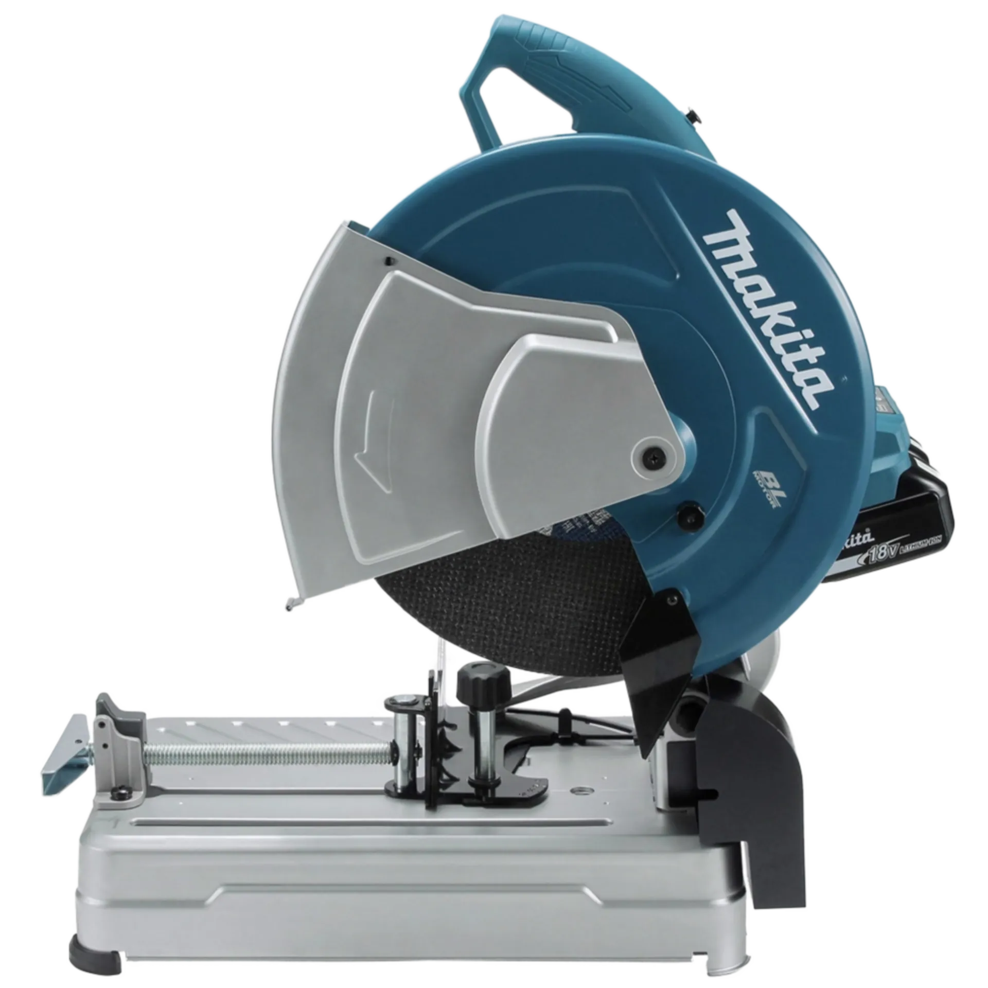 Makita DLW140Z Scie à tronçonner sur batterie (2 x 18 V, Ø 355 x 25,4 mm)