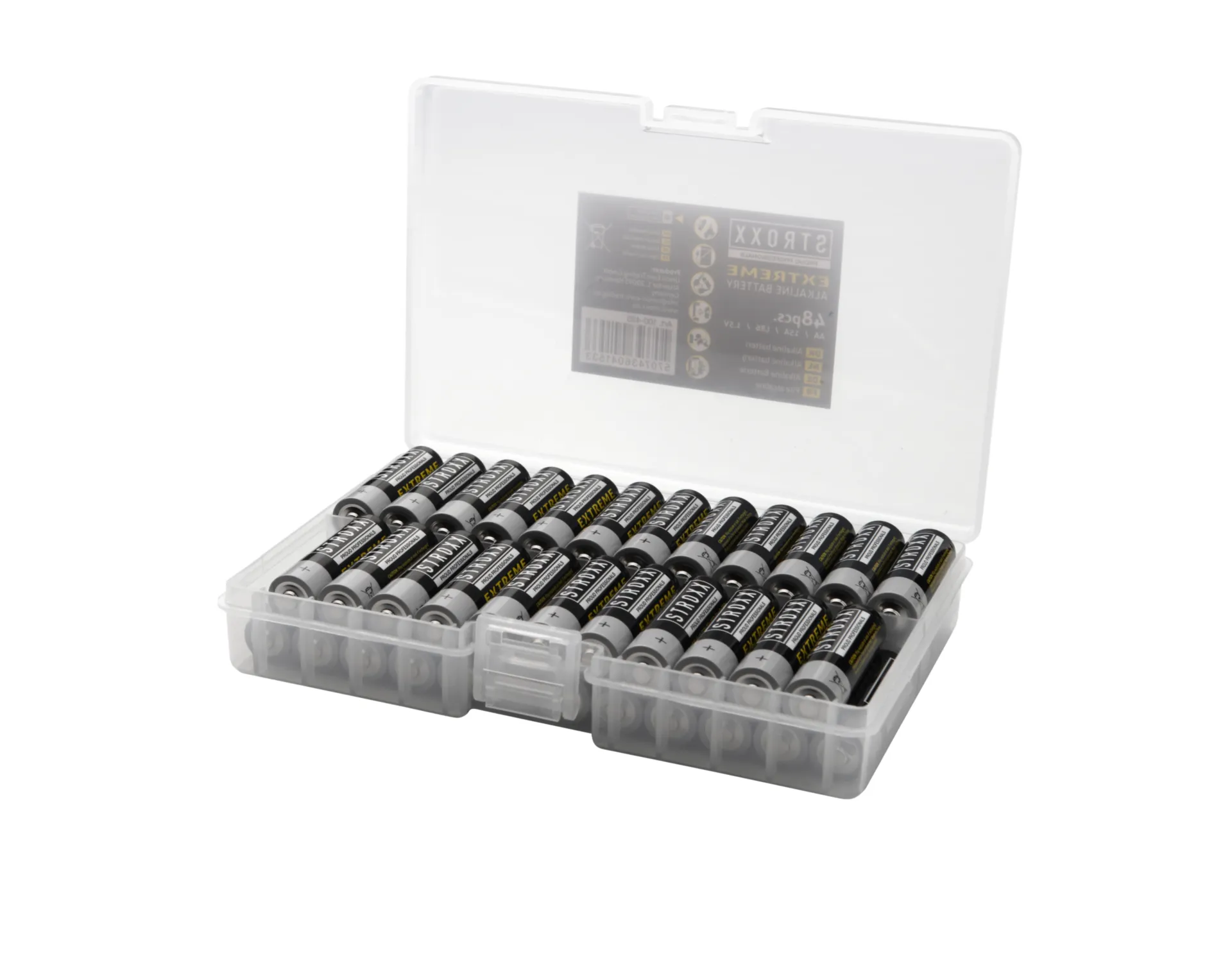 Boîte Batteries AA 48 pièces Extreme Alkaline LR6 1,5V