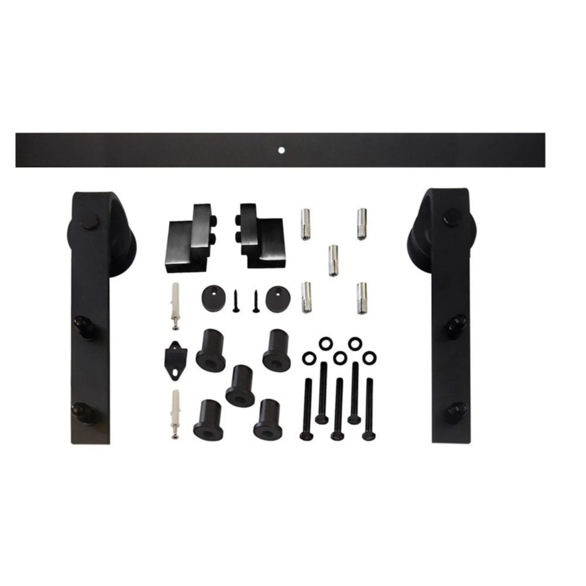 Intersteel Système de porte coulissante Basic (rail 2000 mm, noir mat)