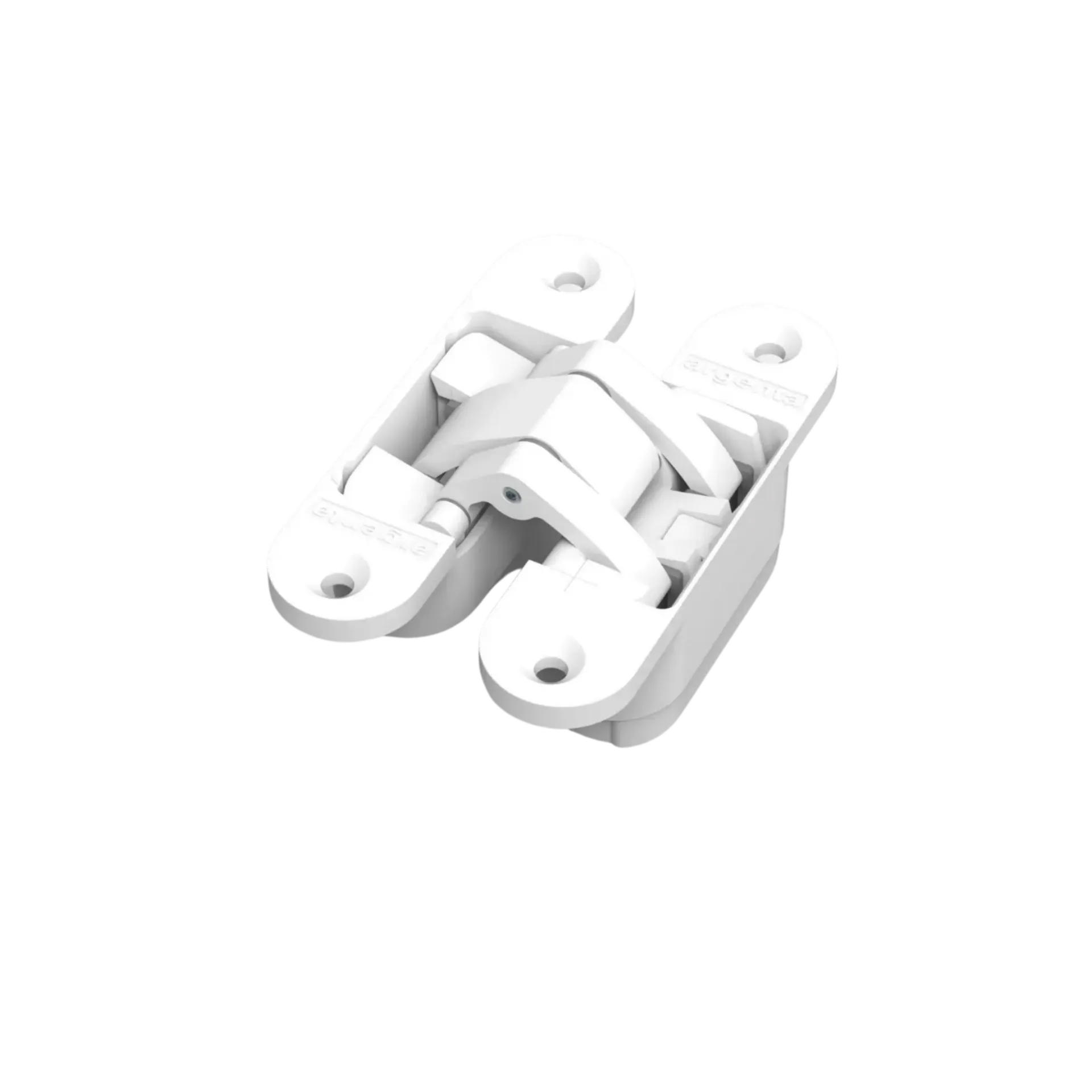 Onzichtbaar scharnier Invisible Medium tot 70kg LS/RS 9016 Wit Mat Onzichtbaar scharnier Invisible Medium tot 70kg LS/RS 9016 Wit Mat