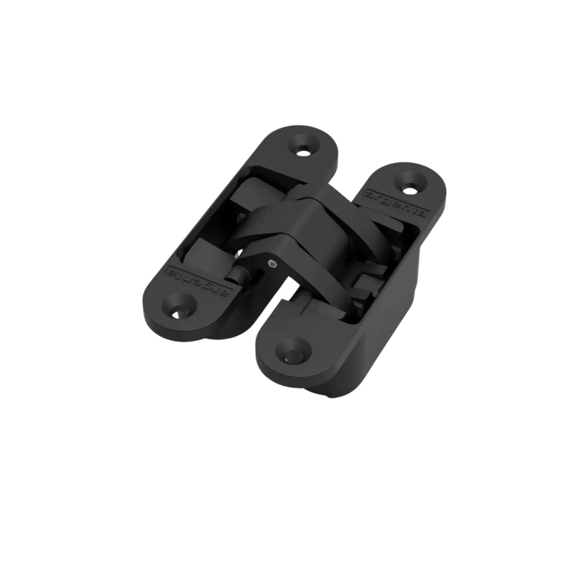 Charnière invisible Invisible Medium jusqu'à 70kg GS/DS Noir mat 9005 Charnière invisible Invisible Medium jusqu'à 70kg GS/DS Noir mat 9005