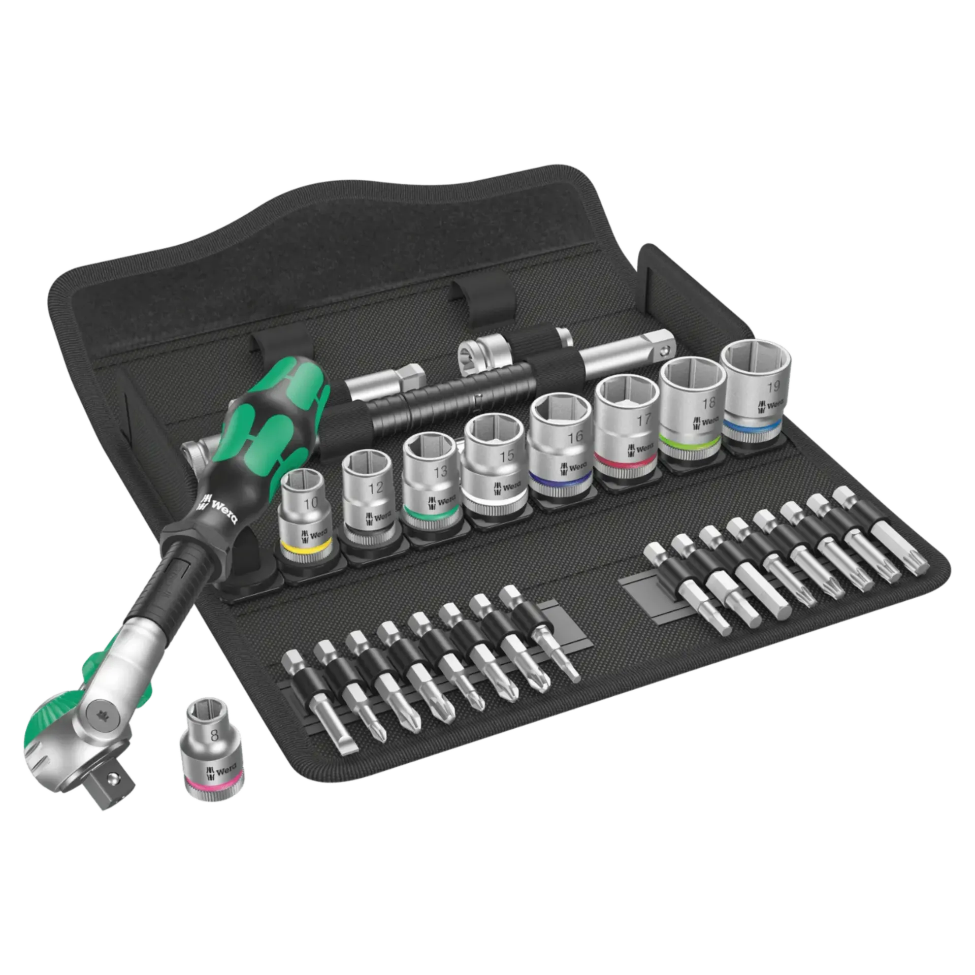 Jeu de douilles à cliquet Zyklop 8100 SB 6 Speed 3/8 Jeu de douilles à cliquet Zyklop 8100 SB 6 Speed 3/8