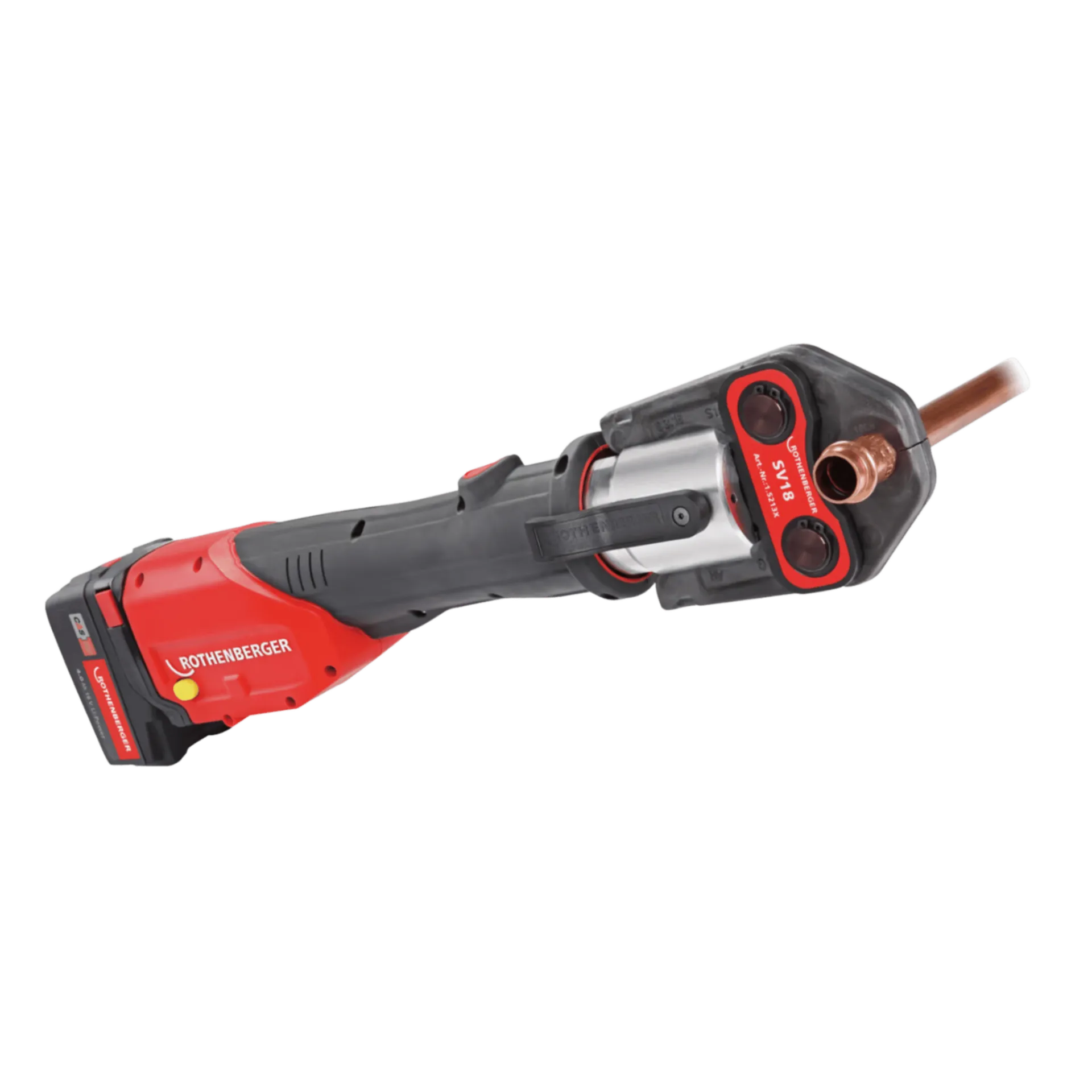 Machine à sertir sans fil Romax 4000 (18 V - 1 x 2 Ah + 1 x 4 Ah li-ion)