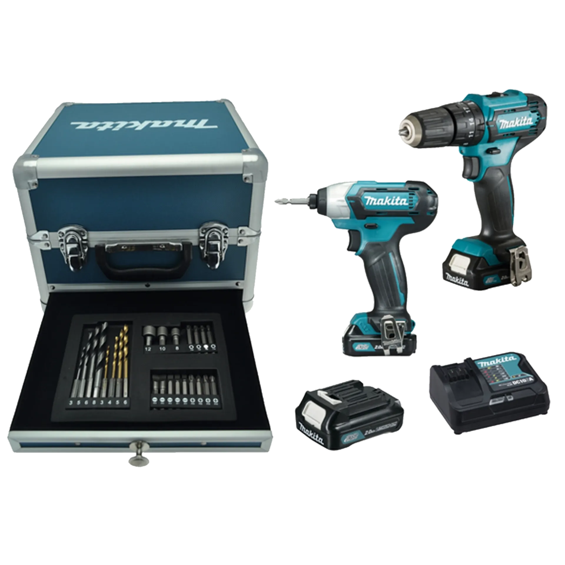 Accu 2-Pack CLX228SAX2 : HP333D + TS110D (10.8 V - 3 X 2 Ah Li-ion) Accu 2-Pack CLX228SAX2 : HP333D + TS110D (10.8 V - 3 X 2 Ah Li-ion)