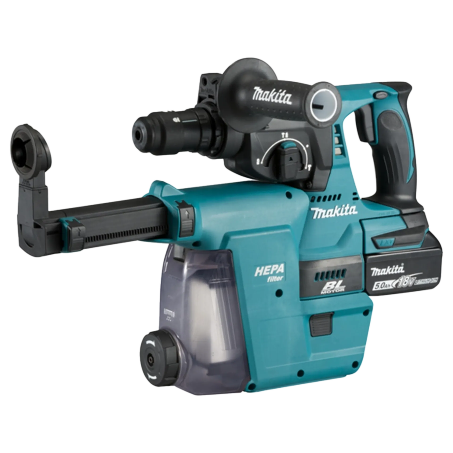 Accu Boorhamer DHR243ZJW (18V - excl. accu) + Stofafzuiging DX07 Accu Boorhamer DHR243ZJW (18V - excl. accu) + Stofafzuiging DX07