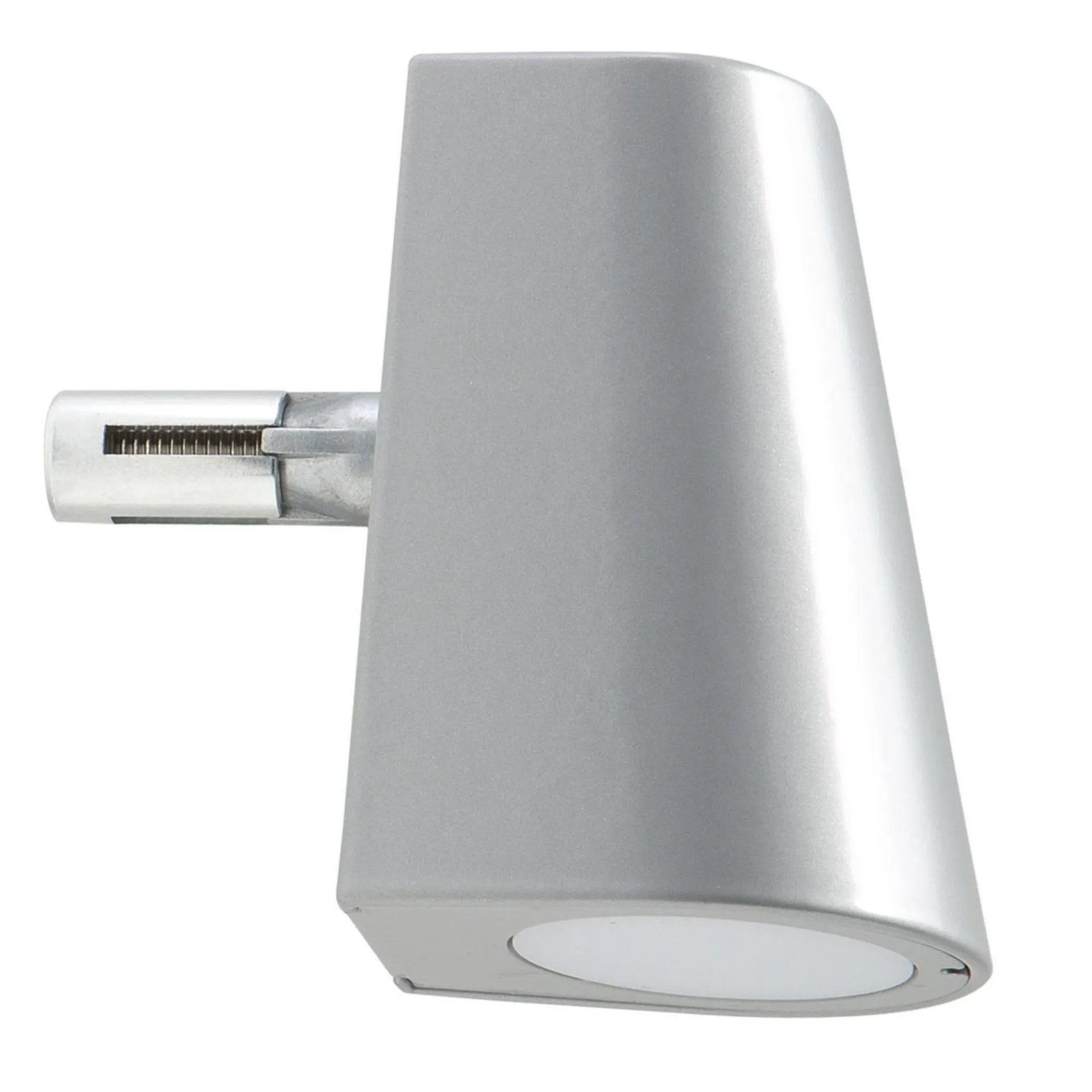 DESIGN LED-VERLICHTING VOOR PAALMONTAGE IN SILVER