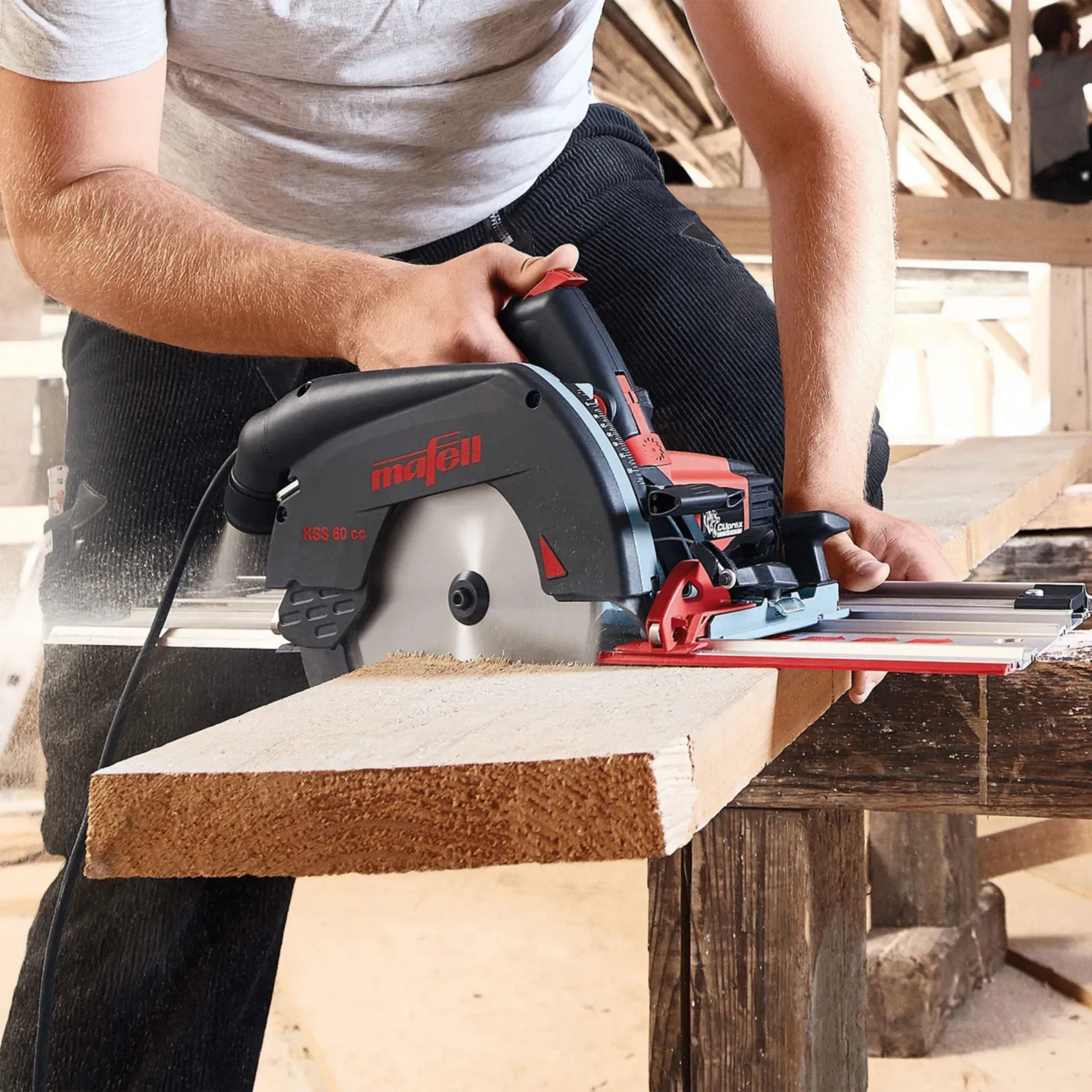 KSS 60 CC cirkelzaag (incl. geleiderail) KSS 60 CC cirkelzaag (incl. geleiderail)