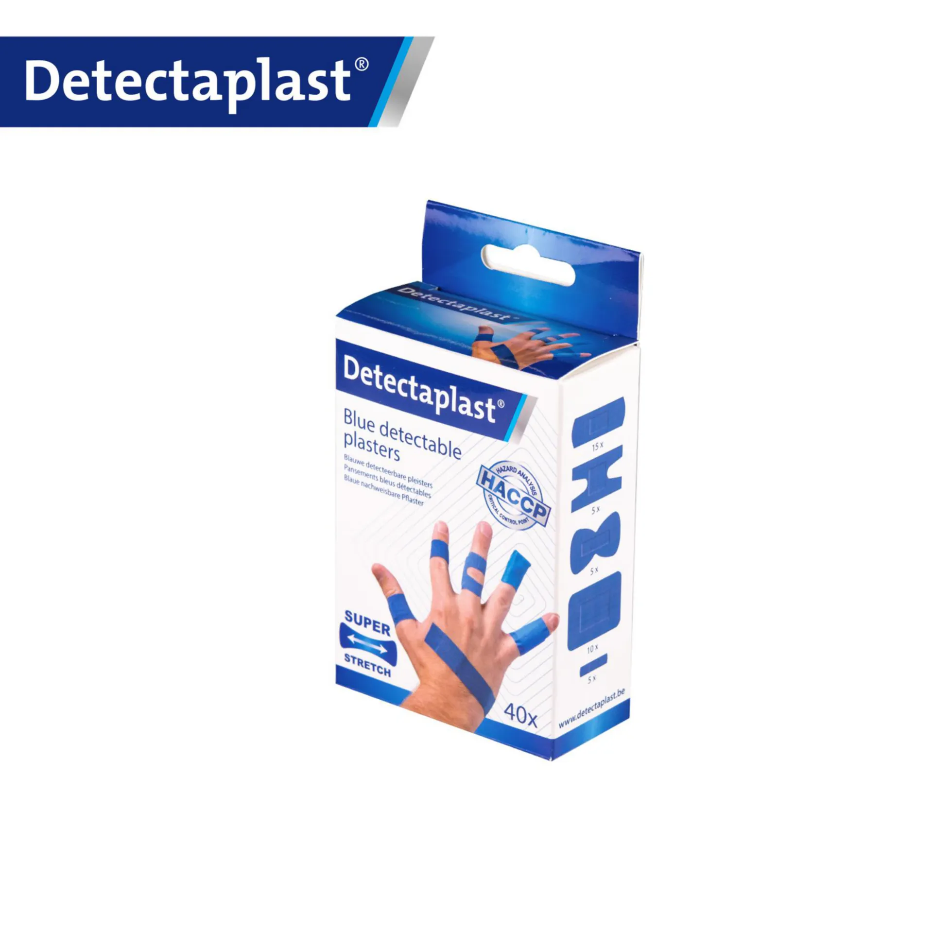 ELASTISCHE PLEISTERS - MIX VAN 5 SOORTEN (DS VAN 40 ST)