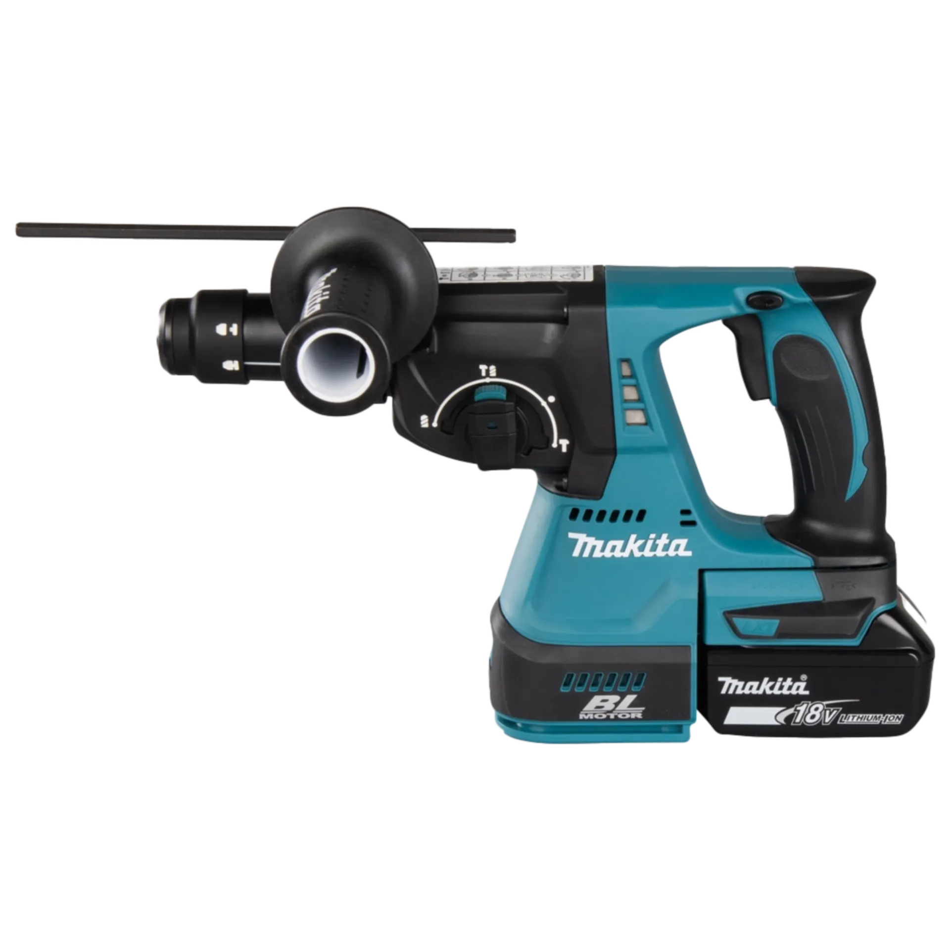 Accu Boor- en Beitelhamer SDS+ DHR243RTJW (18V-2x5Ah) met Afzuigunit Accu Boor- en Beitelhamer SDS+ DHR243RTJW (18V-2x5Ah) met Afzuigunit