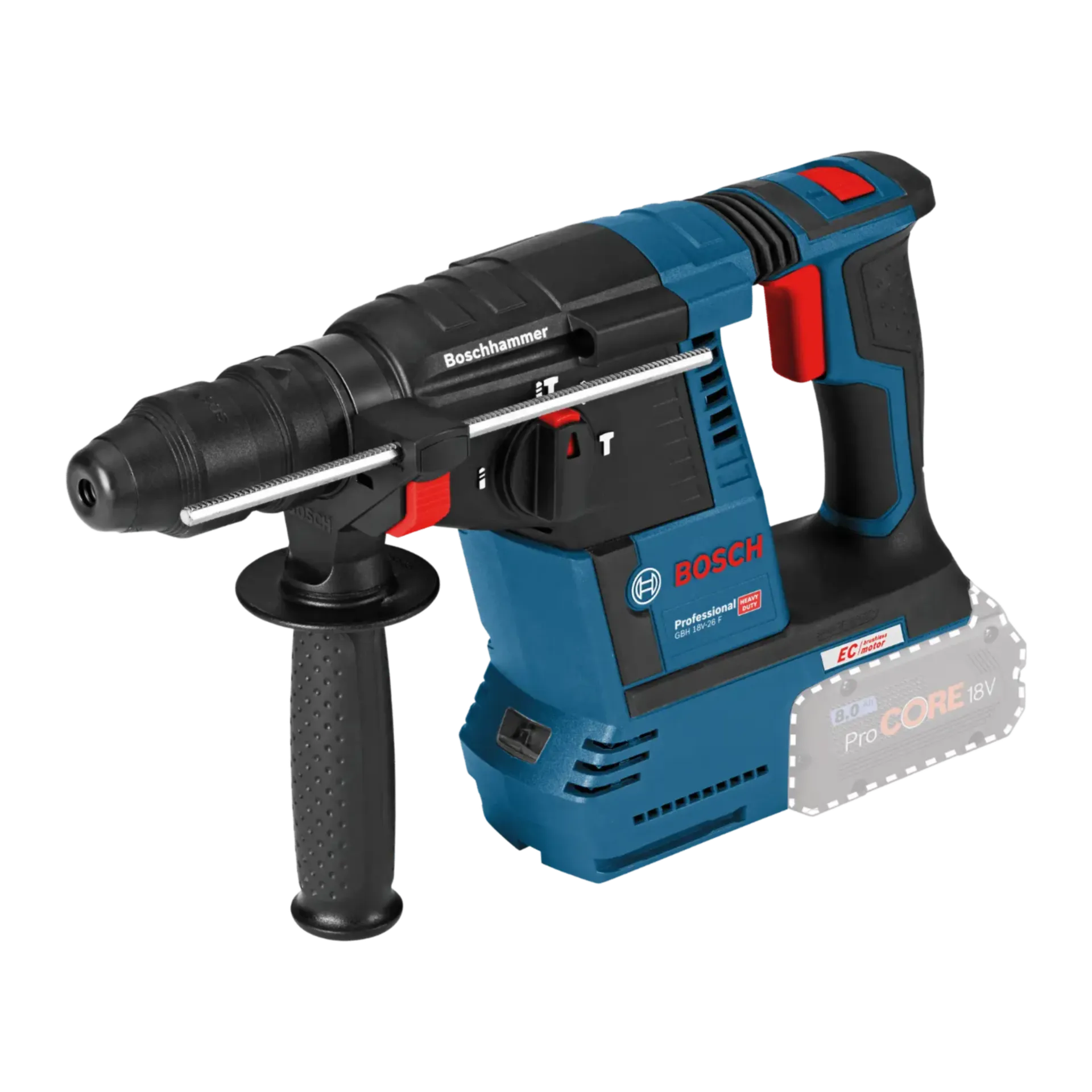 Marteau perforateur et burineur sans fil GBH 18 V-26 F (18V - 2 x 8 Ah Procore) Marteau perforateur et burineur sans fil GBH 18 V-26 F (18V - 2 x 8 Ah Procore)