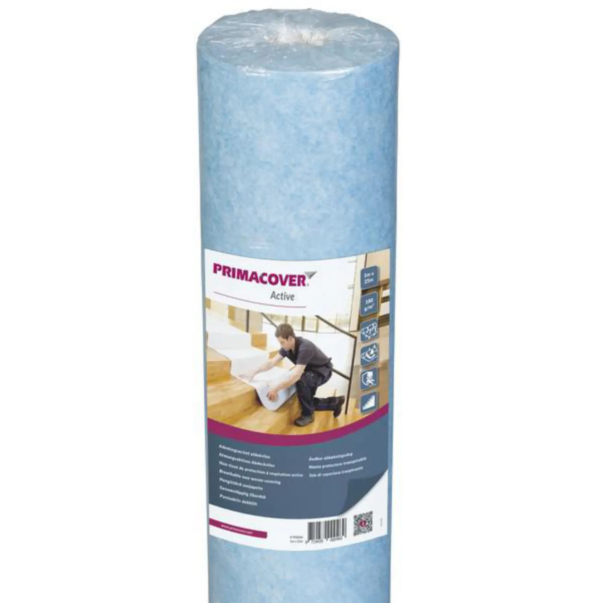 PRIMACOVER ACTIVE 1M X 25M FILM DE PROTECTION ADHESIF A RESPIRATION 1.2L/M²/24H