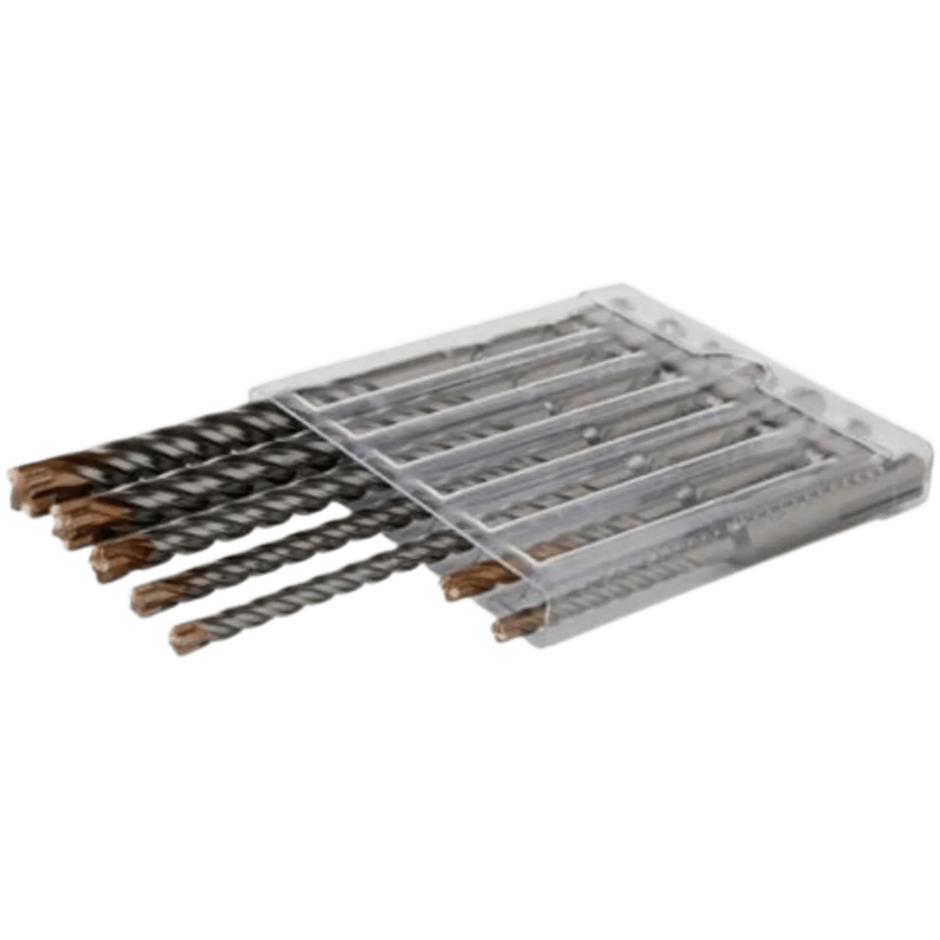 Ensemble de forets SDS+ 4Cut 5/6/6.5/8/10/12 mm 7Pcs
