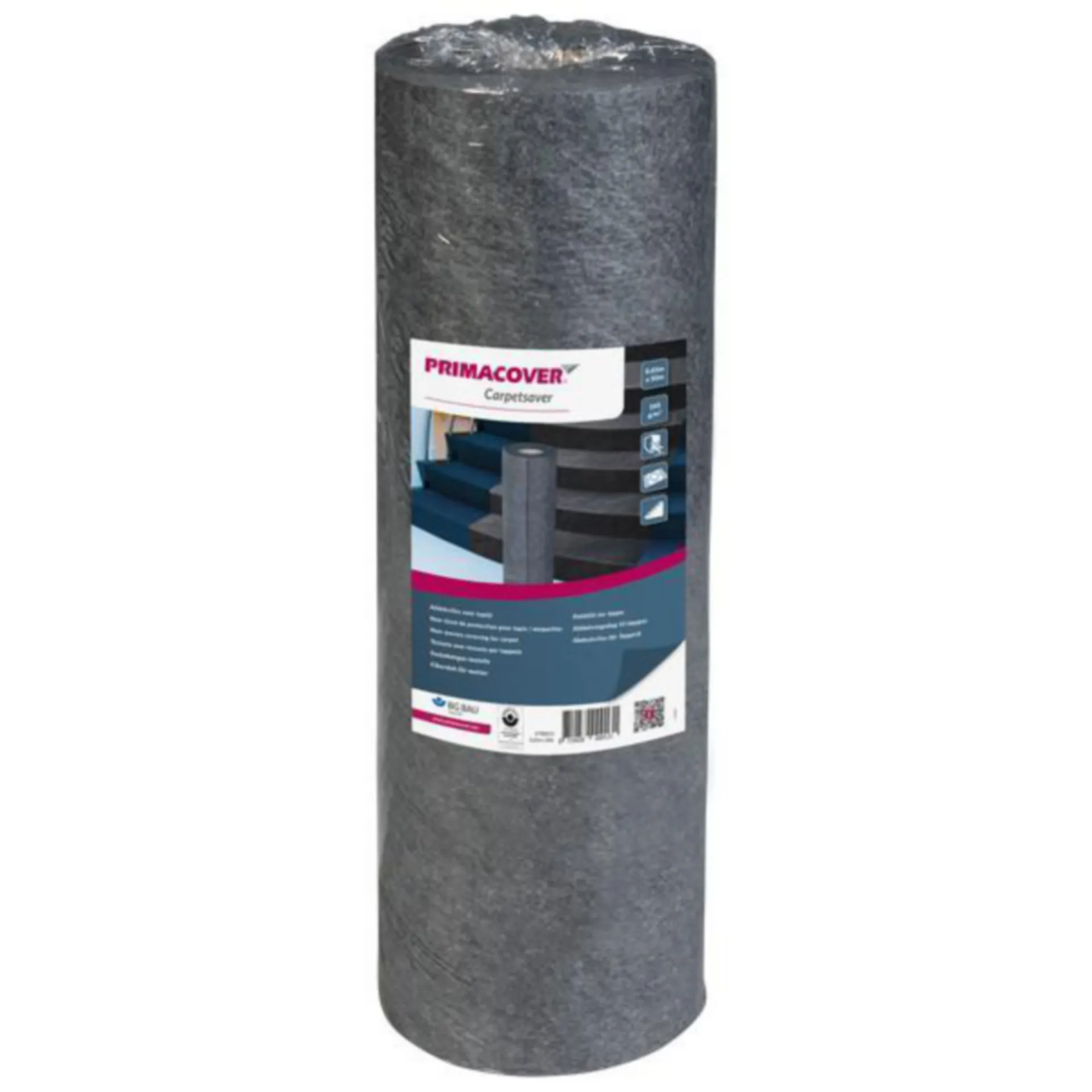 PRIMACOVER CARPETSAVER 65CM X 50M FILM DE PROTECTION ADHESIF P. TAPIS EXTRA FORT