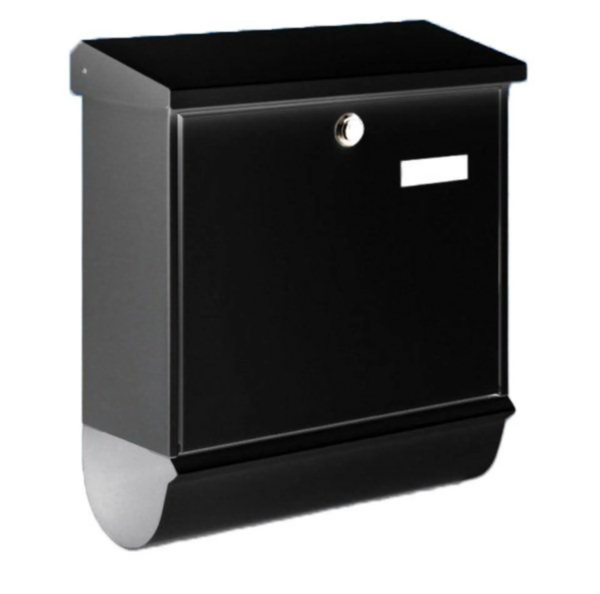 Burg-Wächter Comfort Set 91300S briefkast met krantenhouder (staal, zwart)