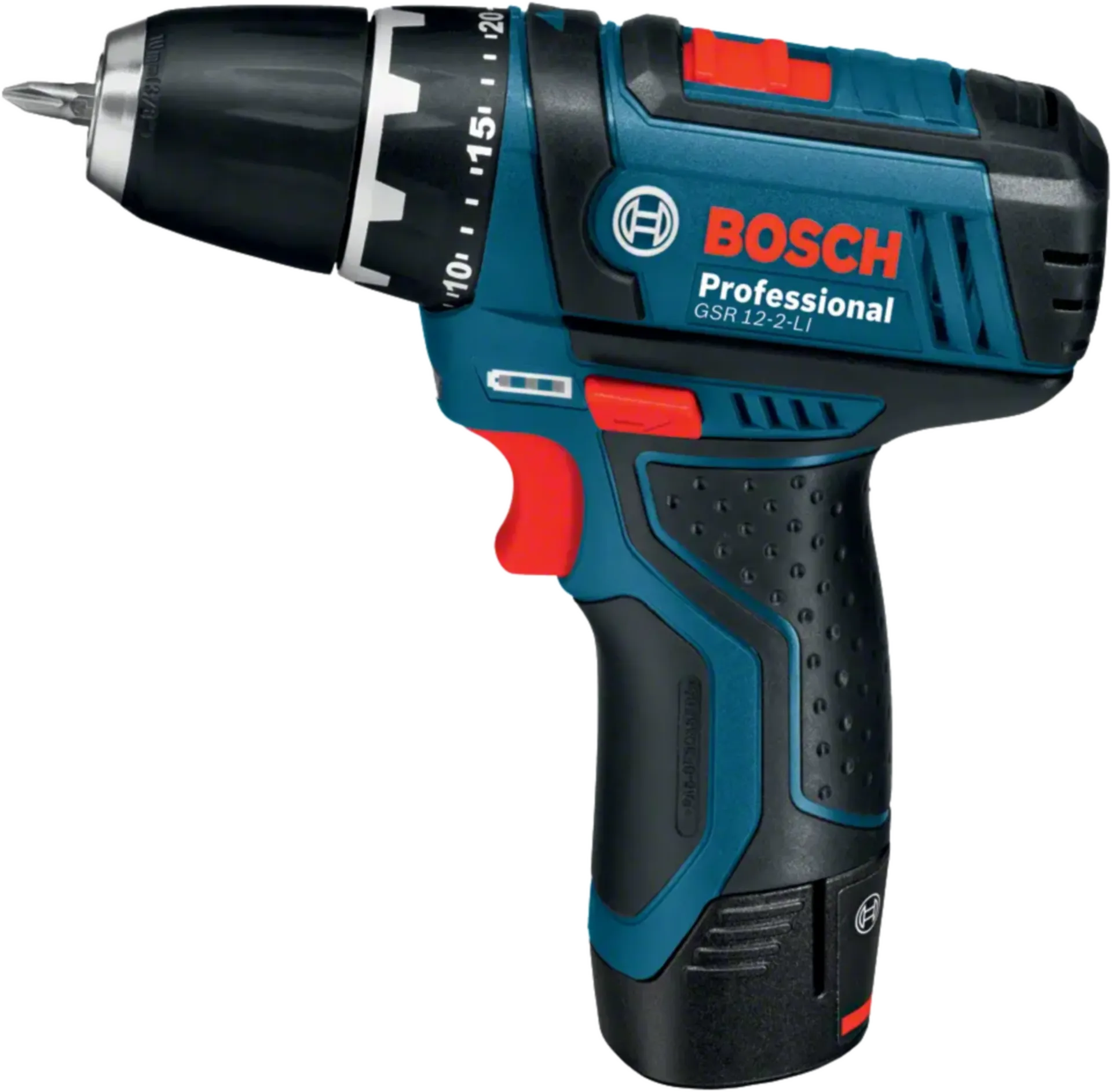 Accu schroefboormachine GSR 12V-15 (2 x 2,0Ah GAL 12V-20) Toolbag