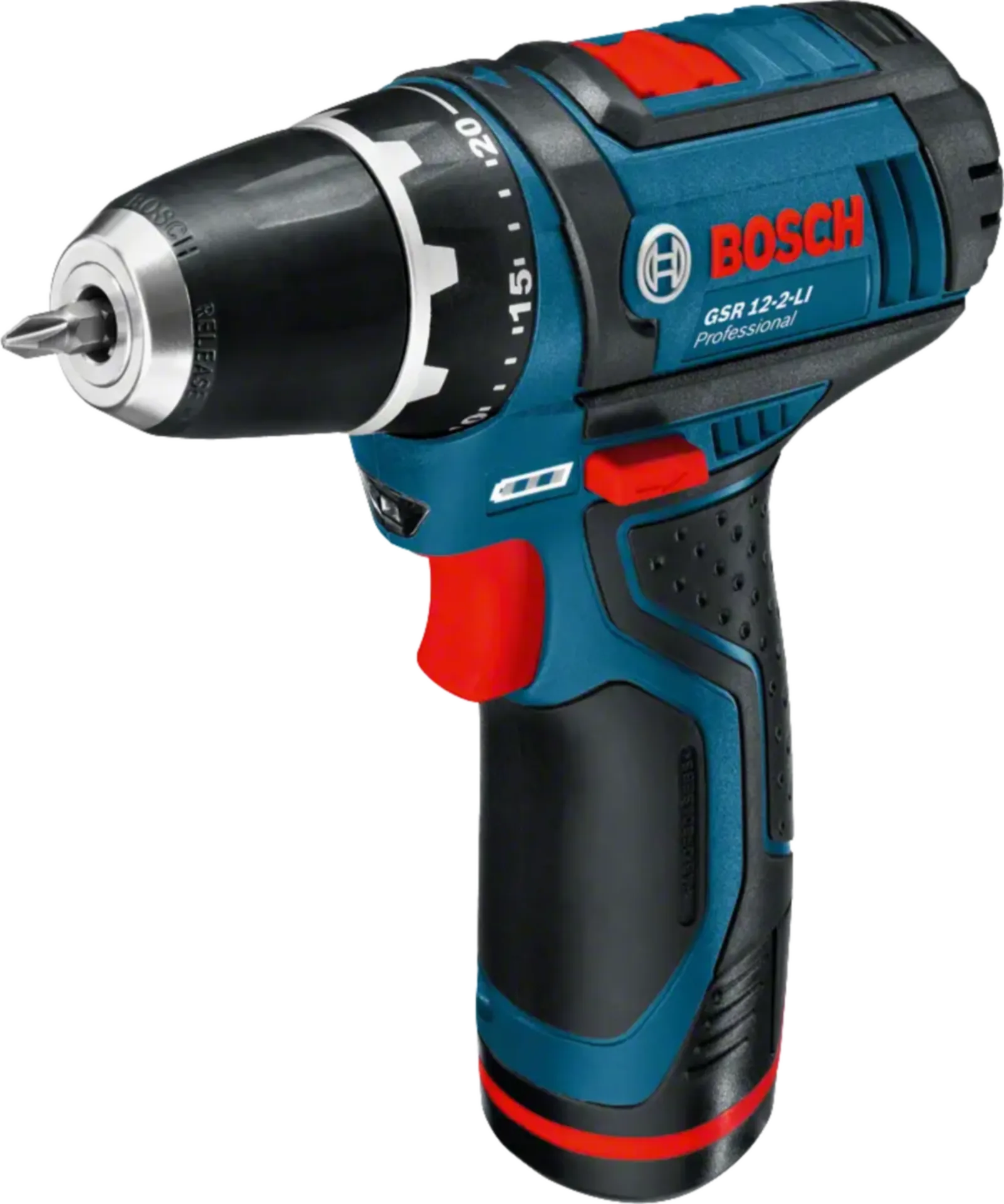 Accu schroefboormachine GSR 12V-15 (2 x 2,0Ah GAL 12V-20) Toolbag