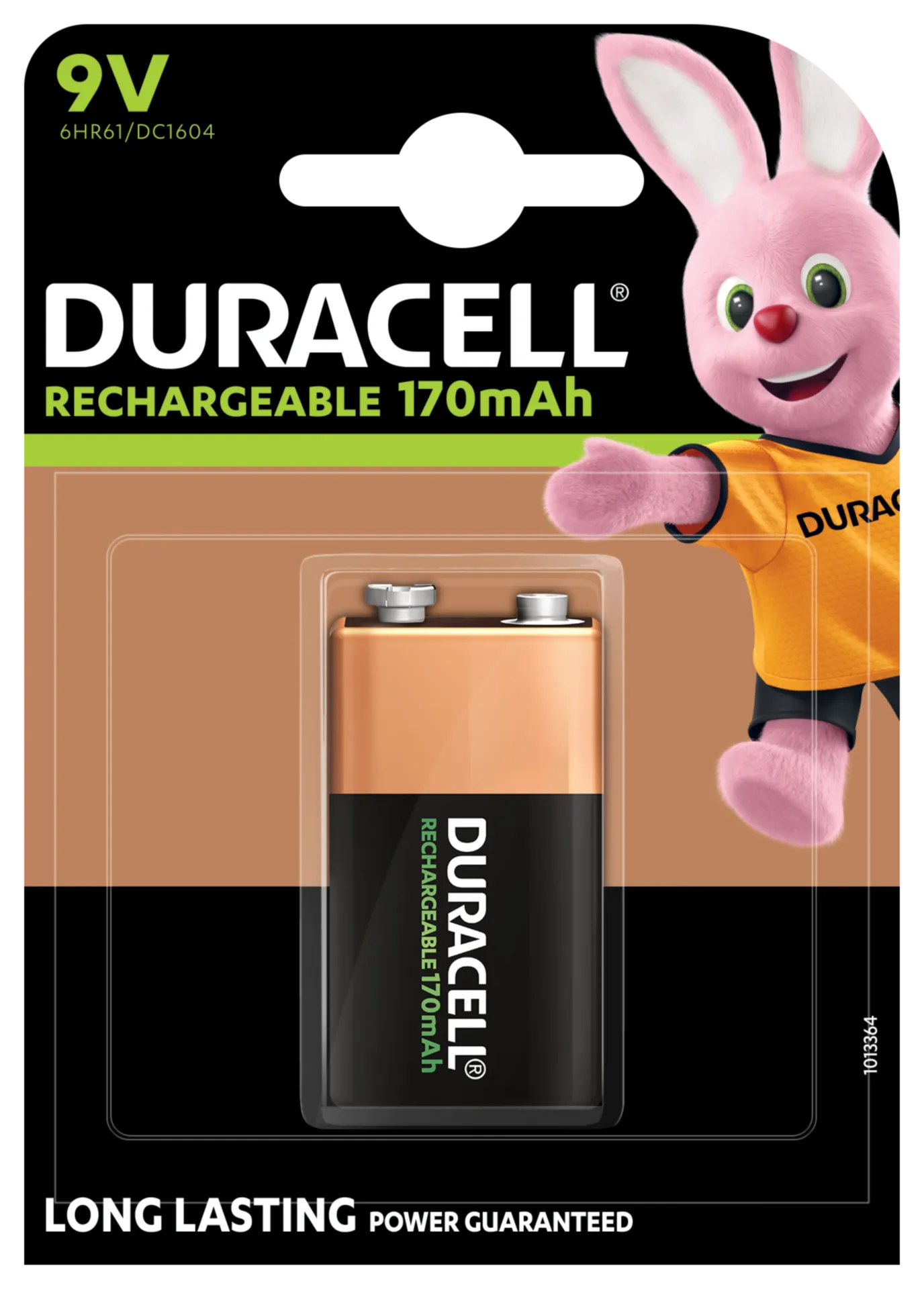 Duracell Batterie rechargeable 9V 6LR61 (blister 1 pièce)