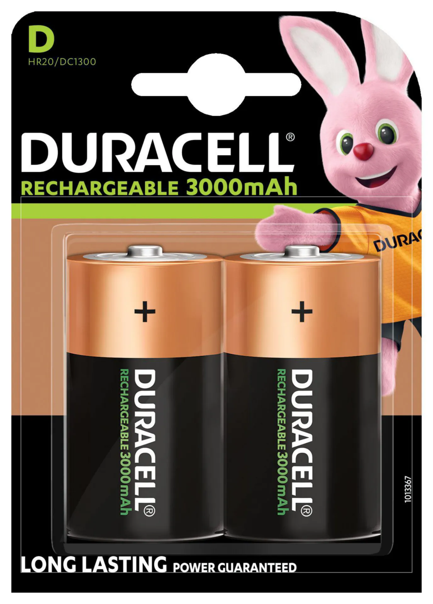 Duracell Batterie D / LR20 rechargeable (NiMH 3000mAh, blister 2 pièces)