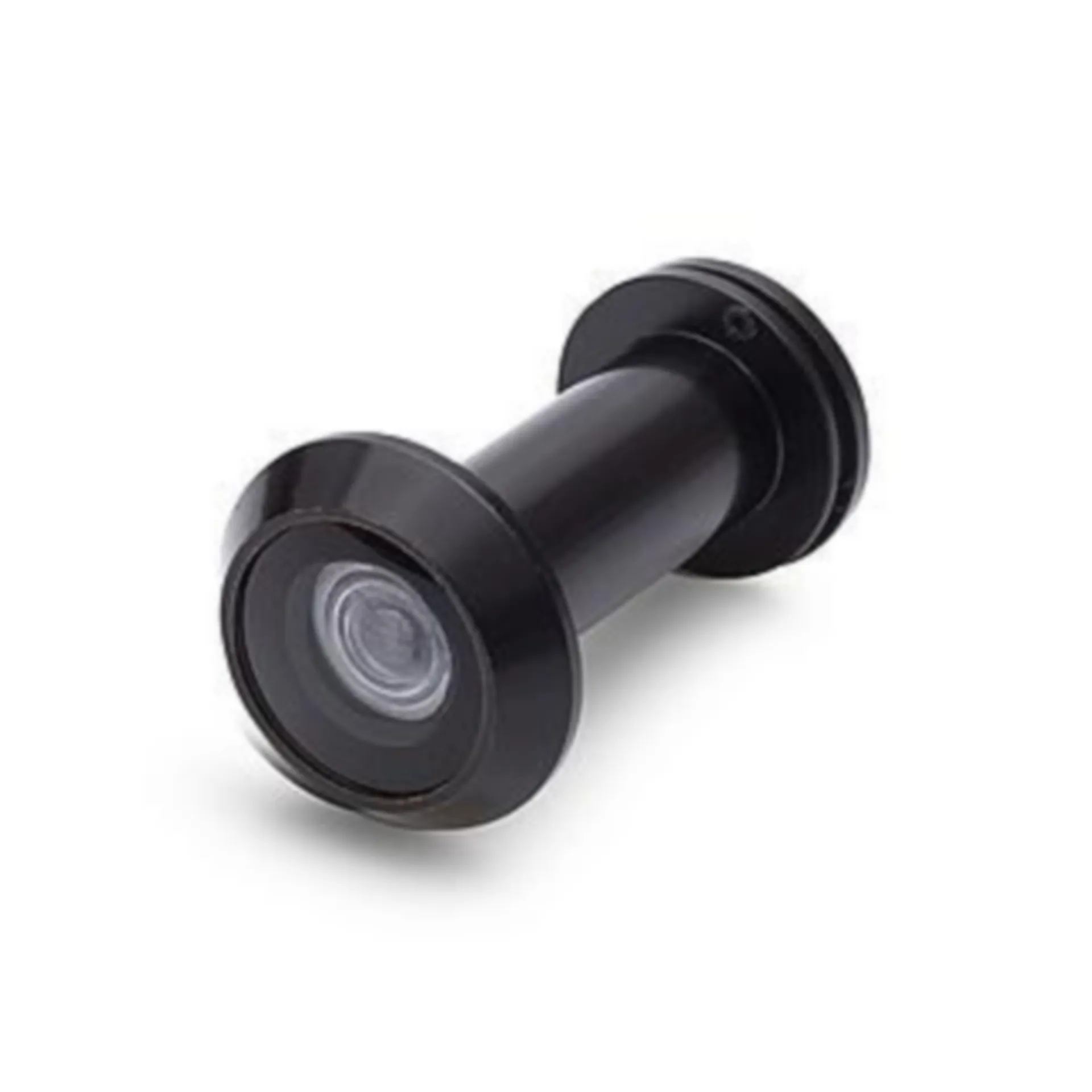 Deurspion DX DRS 2143 200° Ø14mm RF30 DD35-55mm incl sluitklep messing zwart