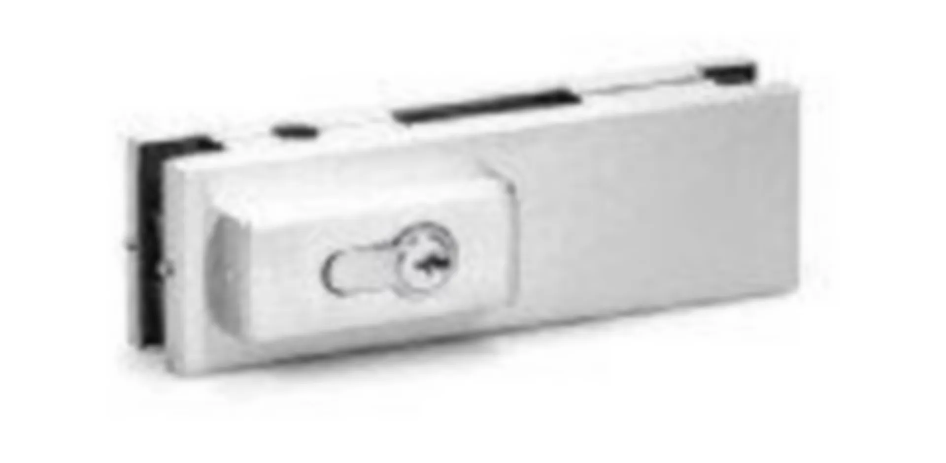 MIDDENSLOT GEZE US50 VOOR GLAZEN DEUR INOX MAT