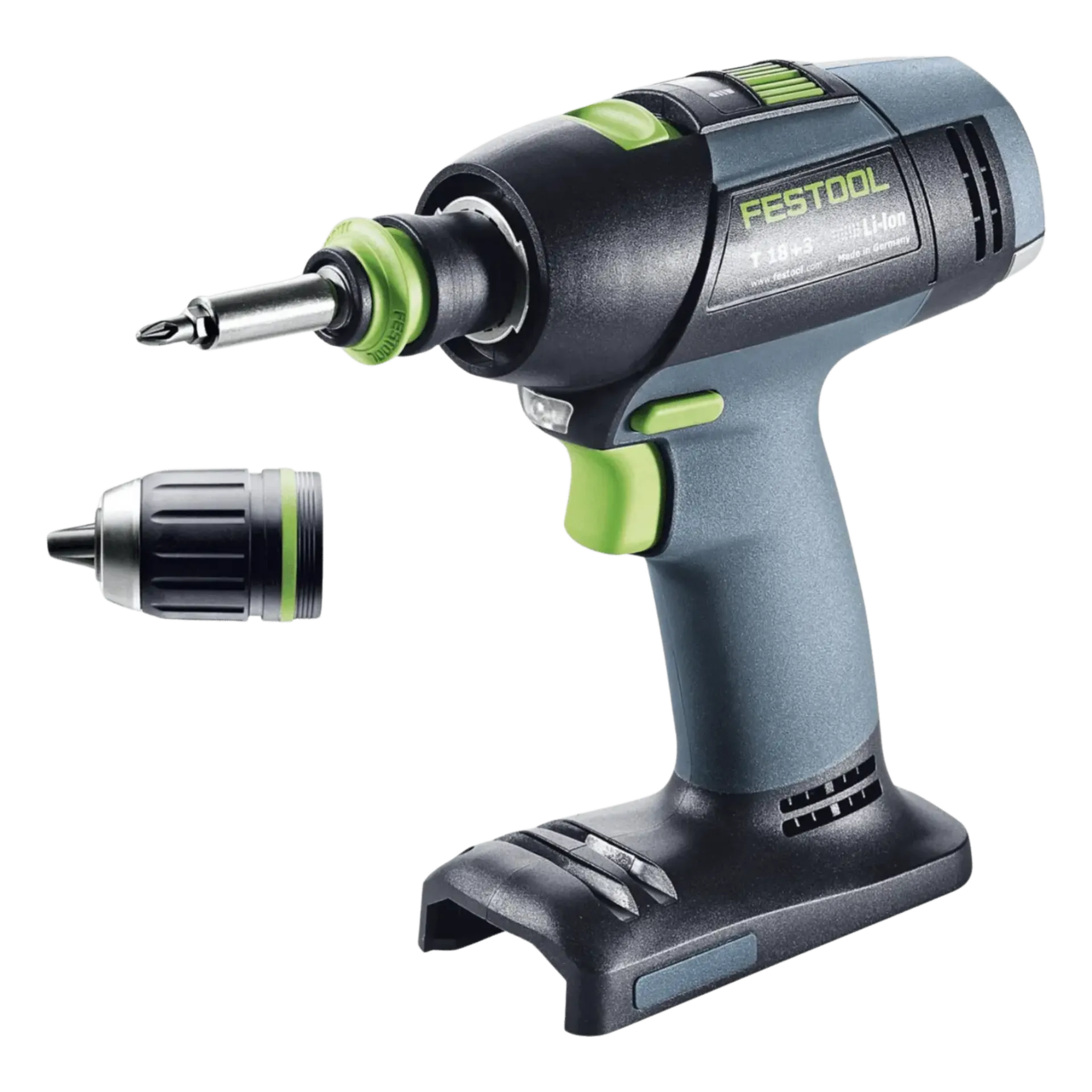 Perceuse-visseuse sans fil T 18+3 Basic (18V – livré sans batterie)