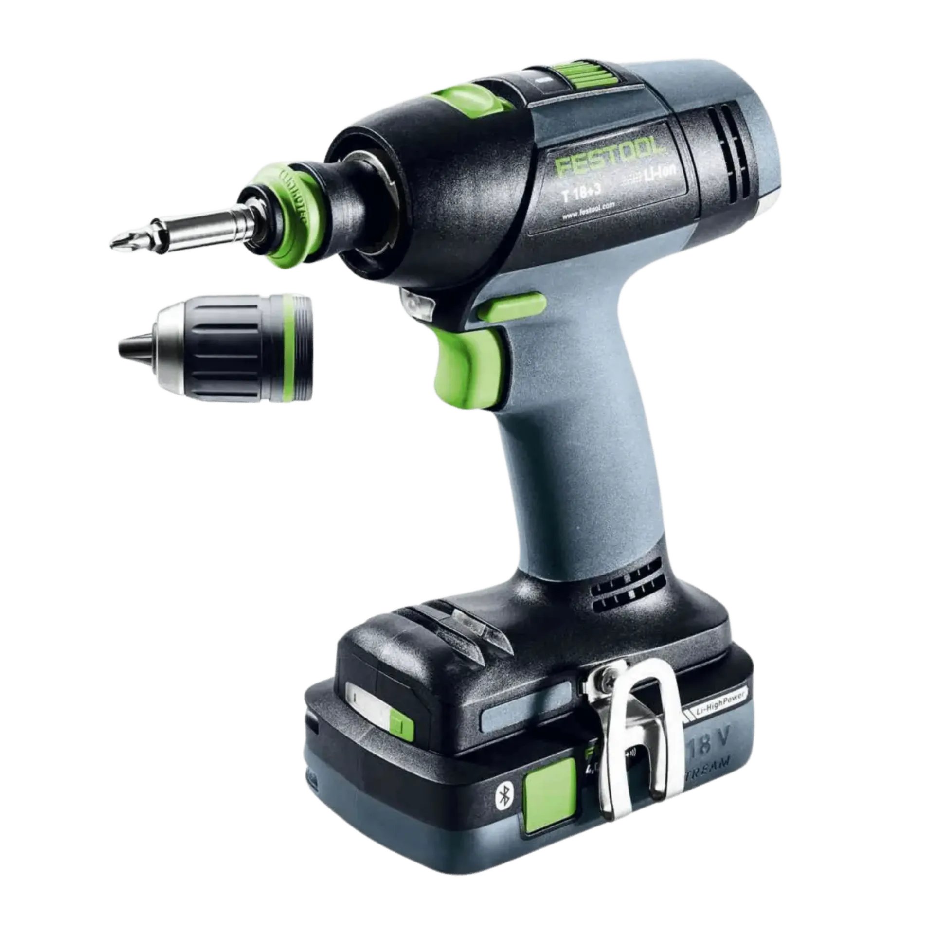 Accu schroef-boormachine T 18+3 HPC 4.0 I-Plus (18 V - 2 x 4 Ah Li-Ion)