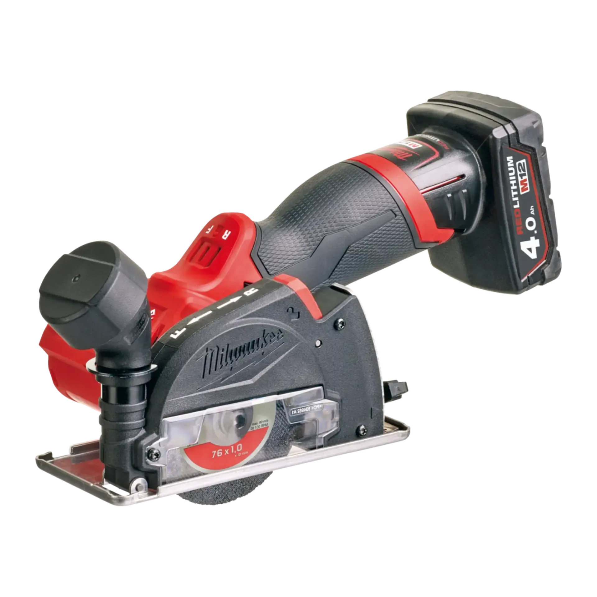 FCOT-422X Meuleuse d'angle sans fil (12V 1X 2,0AH - 1X 4AH Li-ion + chargeur + coffret)