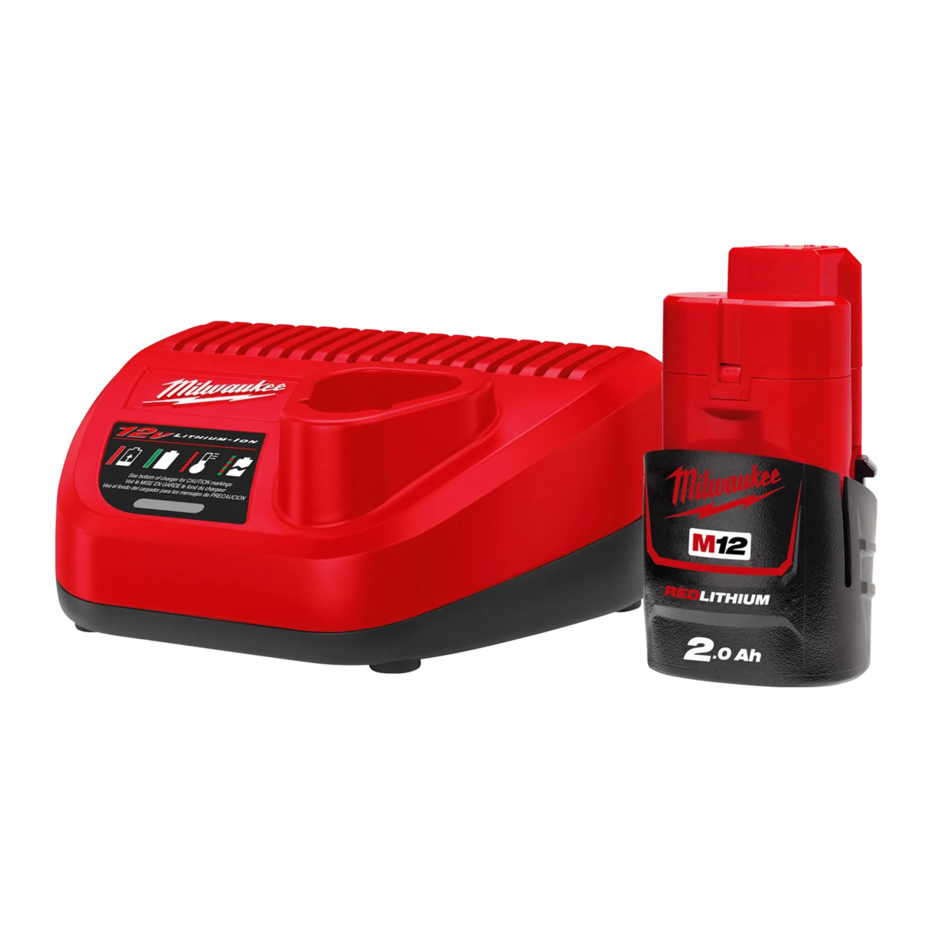 Batterijset NRG-201 : 12 V - 1 X 2 Ah Li-ion + Lader